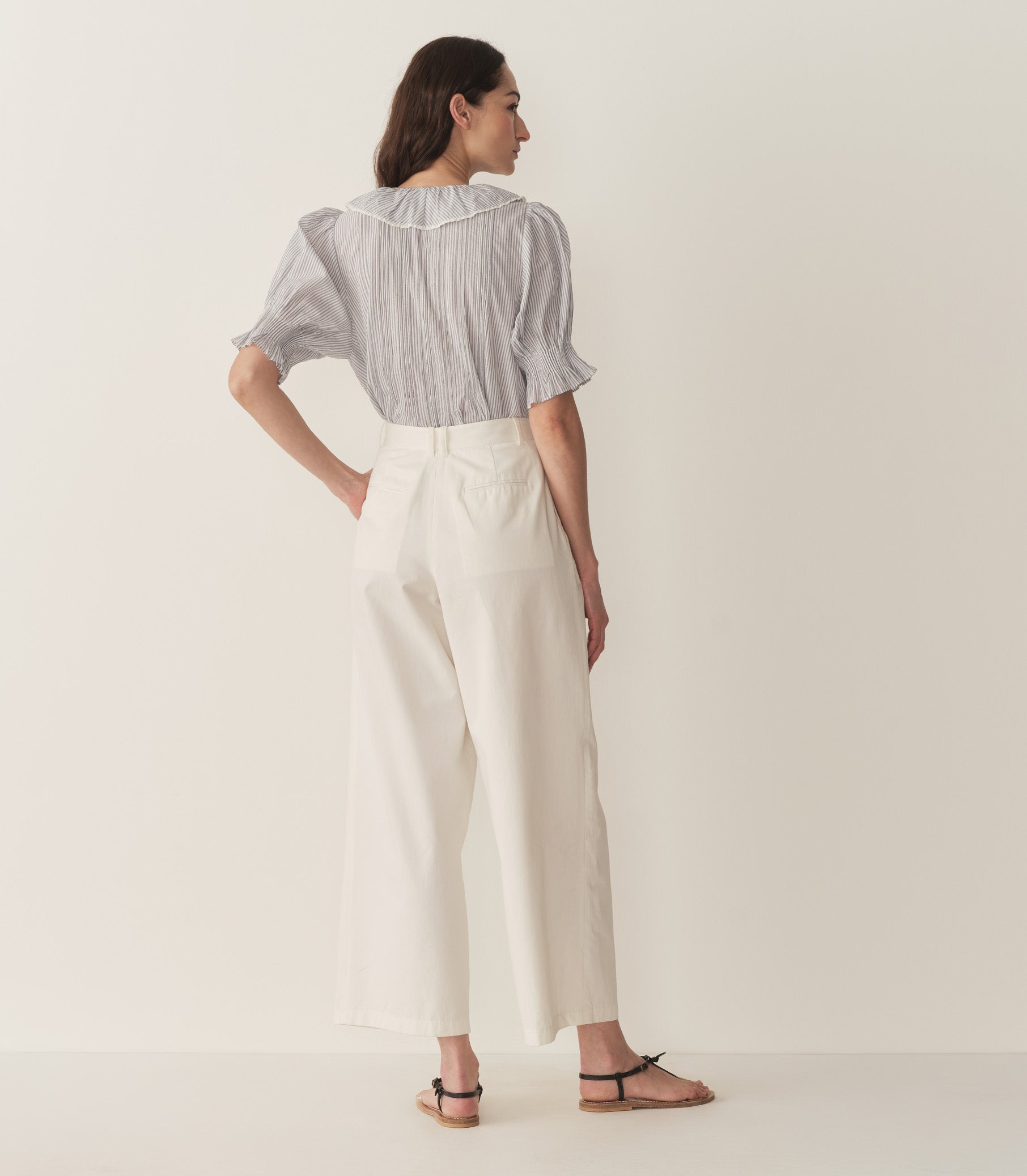 HENRI TOP -- ADELAIDE STRIPE view 4