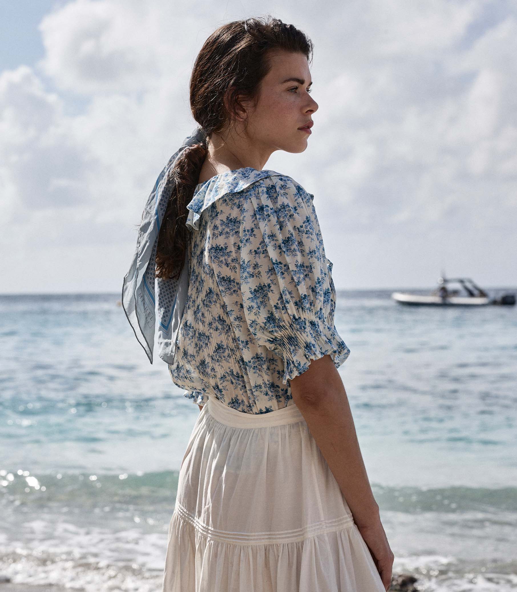 HMD -- HENRI TOP -- BLEU ROSIER FLORAL view 5
