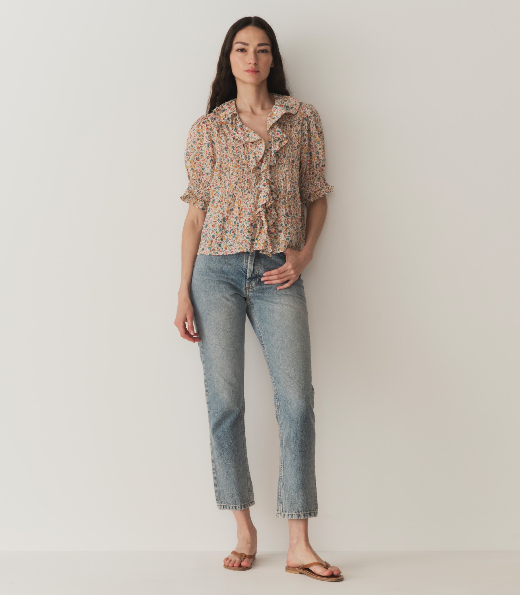 HMD -- HENRI TOP -- WILD CLOVER FLORAL view 6

