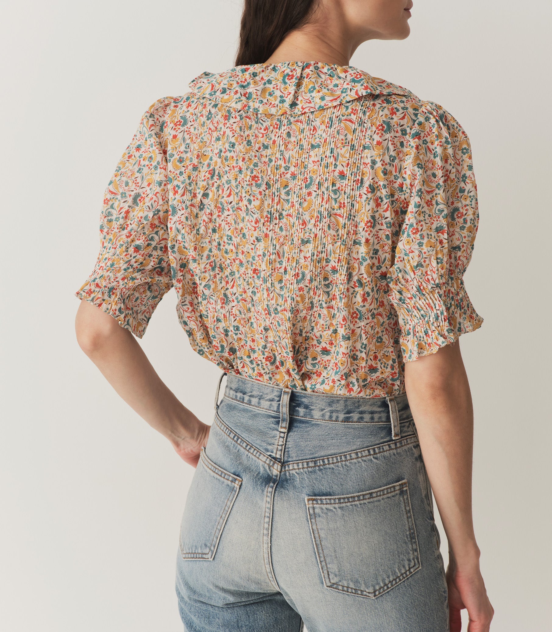 HMD -- HENRI TOP -- WILD CLOVER FLORAL view 7

