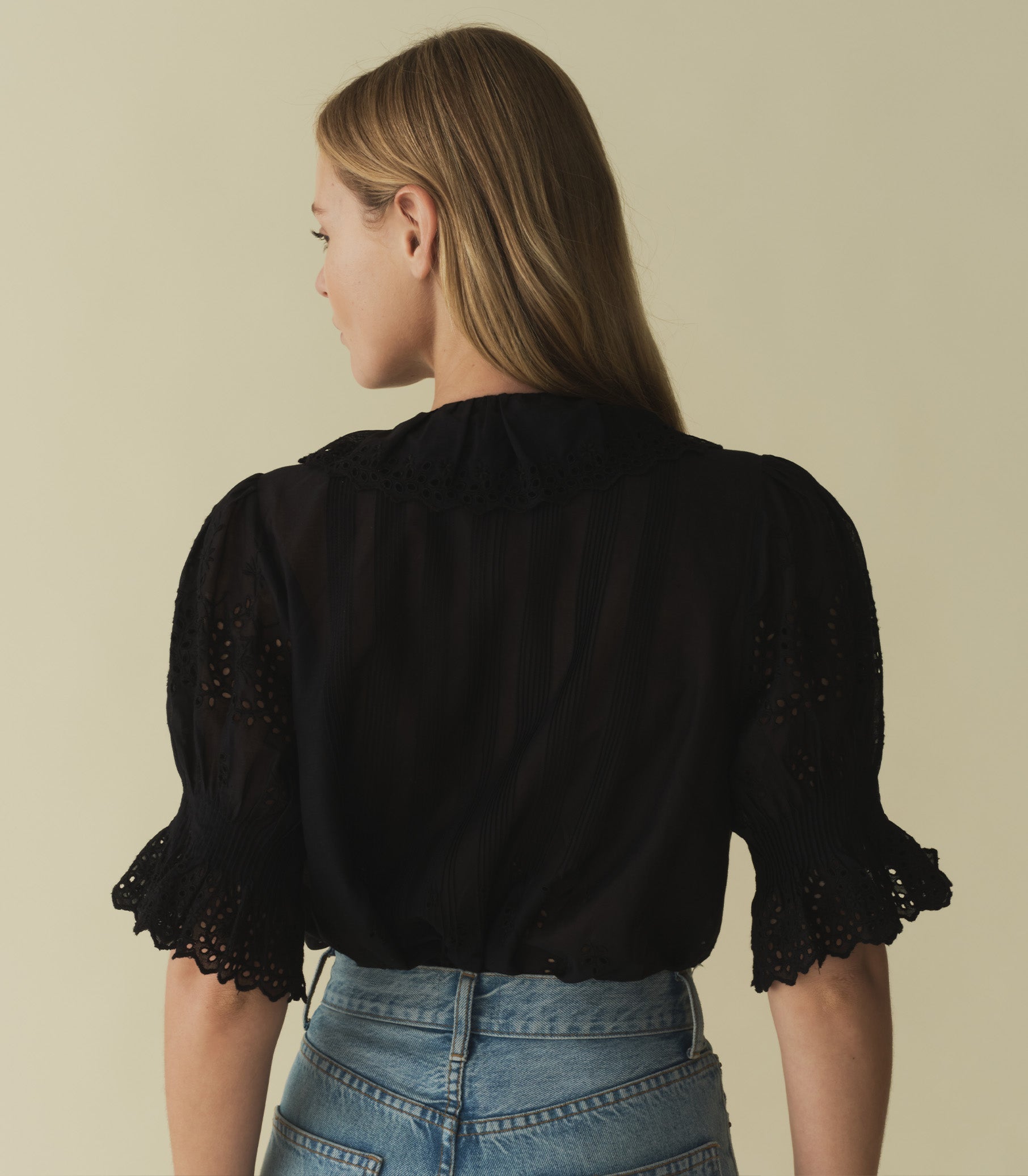 HMD -- HENRI TOP -- BLACK EYELET view 5
