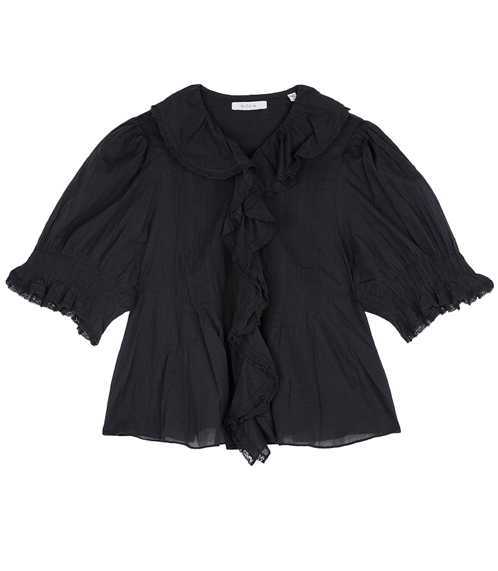 DOEN HENRI TOP ブラウス Henri Top - Black | DÔEN