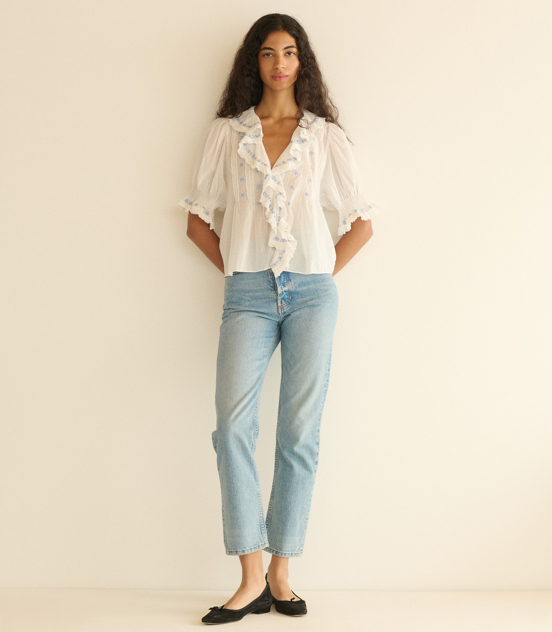 Hettie Top - Salt | DÔEN