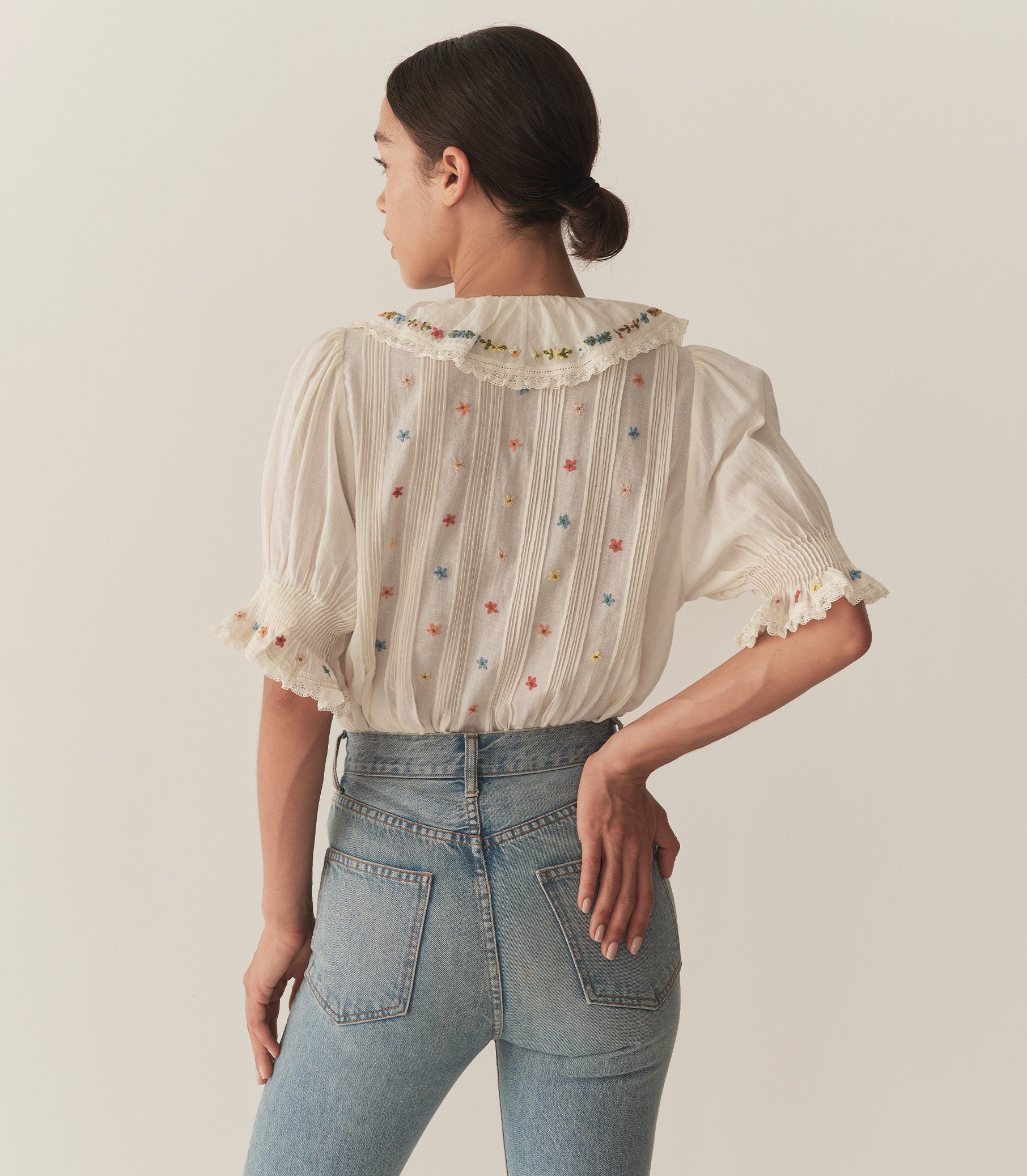 HETTIE TOP -- SEA SALT view 10