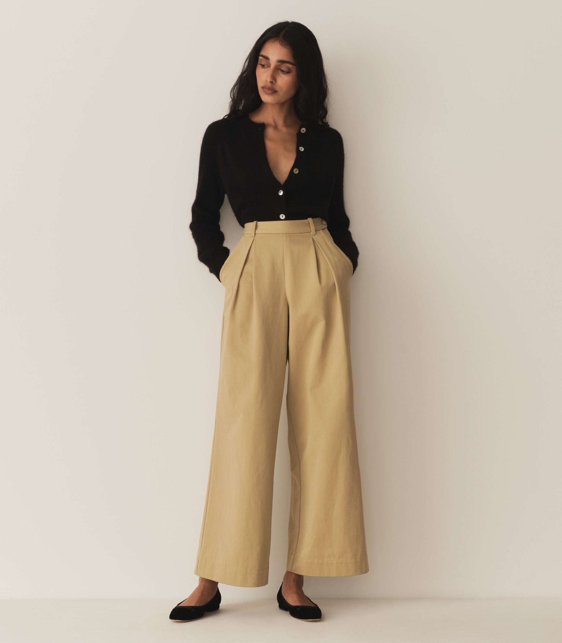 HILAIRE PANT -- STONE view 3