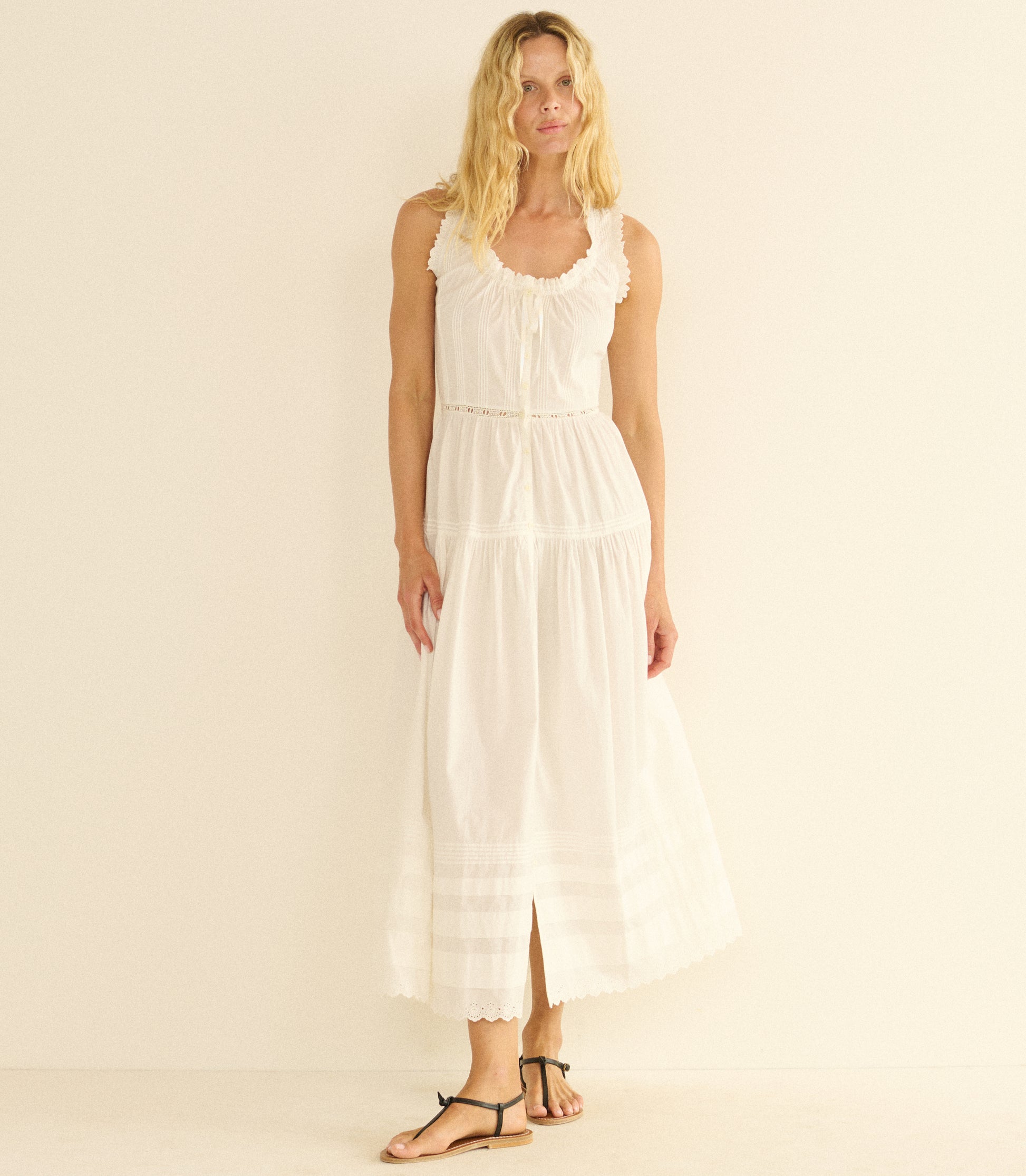 HORTENSE DRESS -- SALT view 2
