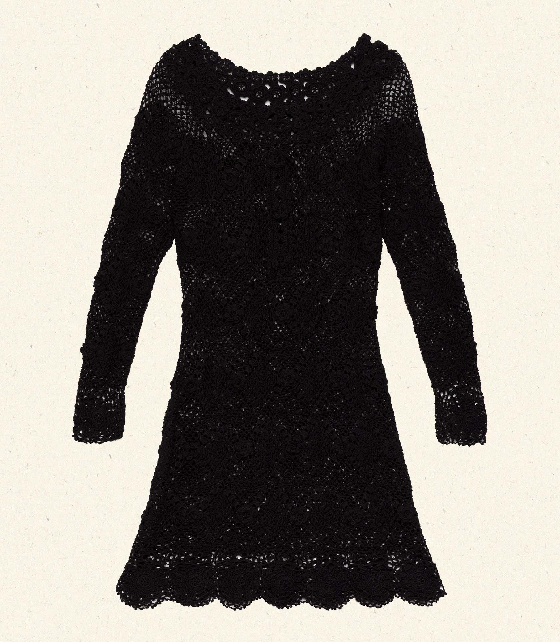 HYACINTHE DRESS -- BLACK view 6