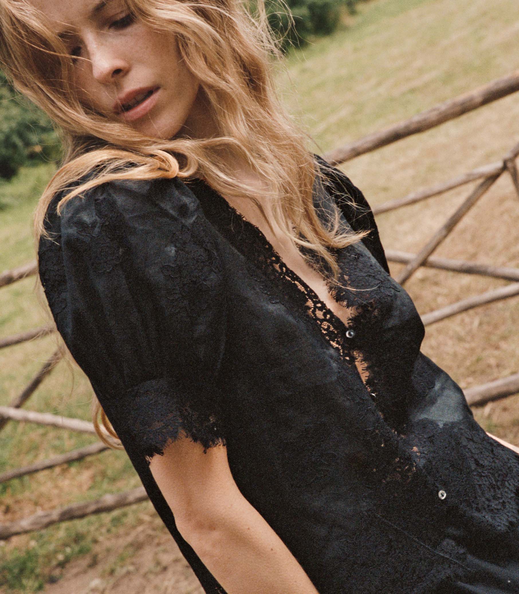 IDELLA TOP -- BLACK view 7