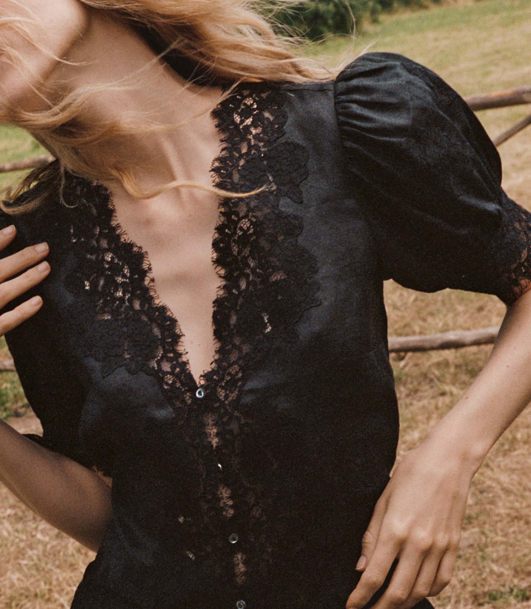 IDELLA TOP -- BLACK view 8