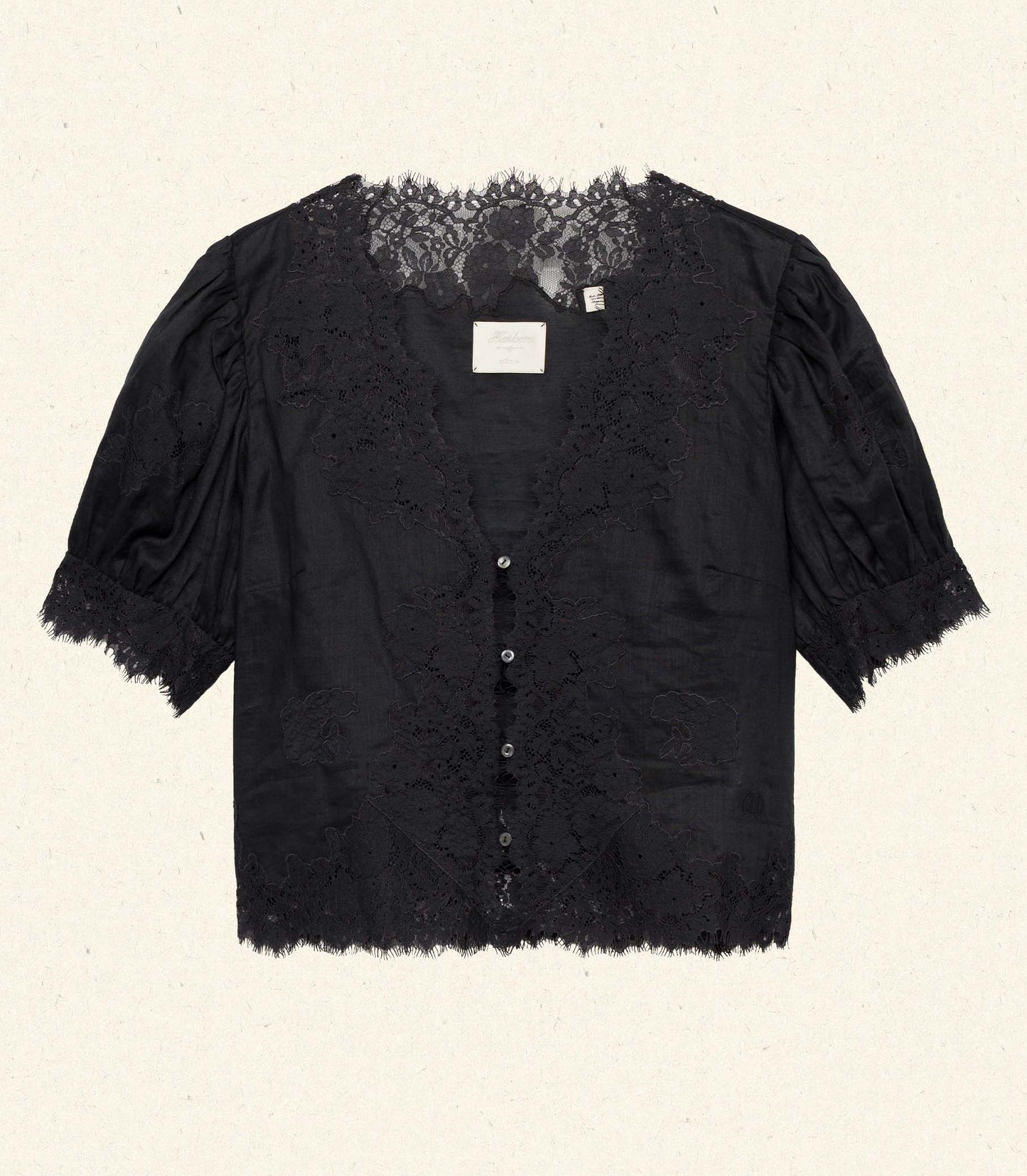 IDELLA TOP -- BLACK