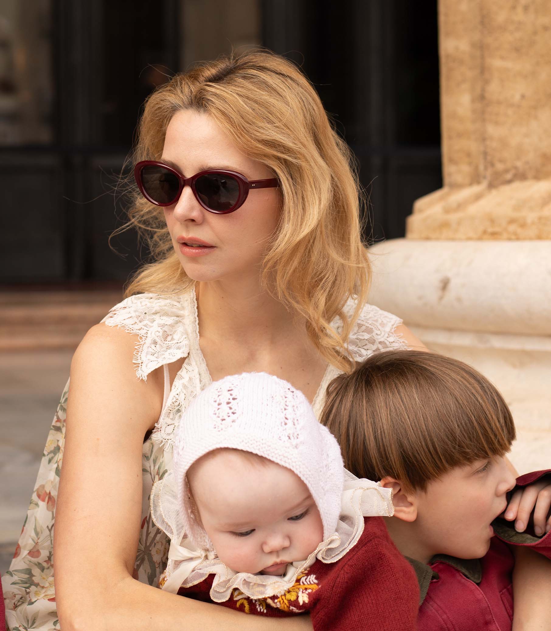 DÔEN BY GARRETT LEIGHT INGÉNUE SUNGLASSES -- LIPSTICK view 5
