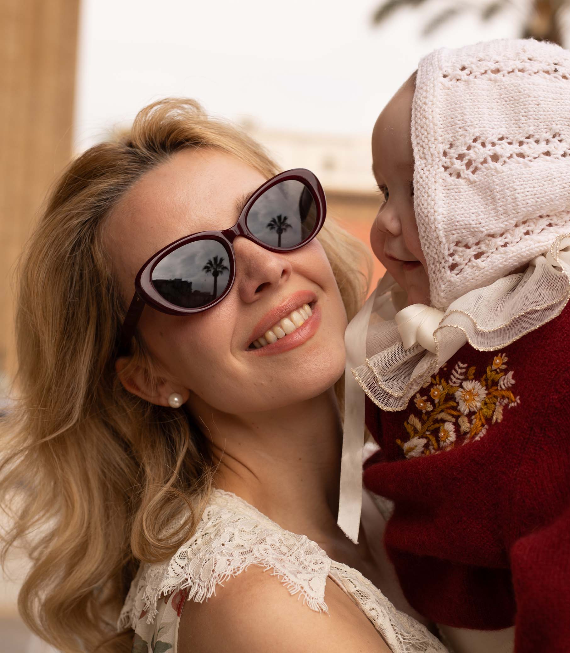 DÔEN BY GARRETT LEIGHT INGÉNUE SUNGLASSES -- LIPSTICK view 2
