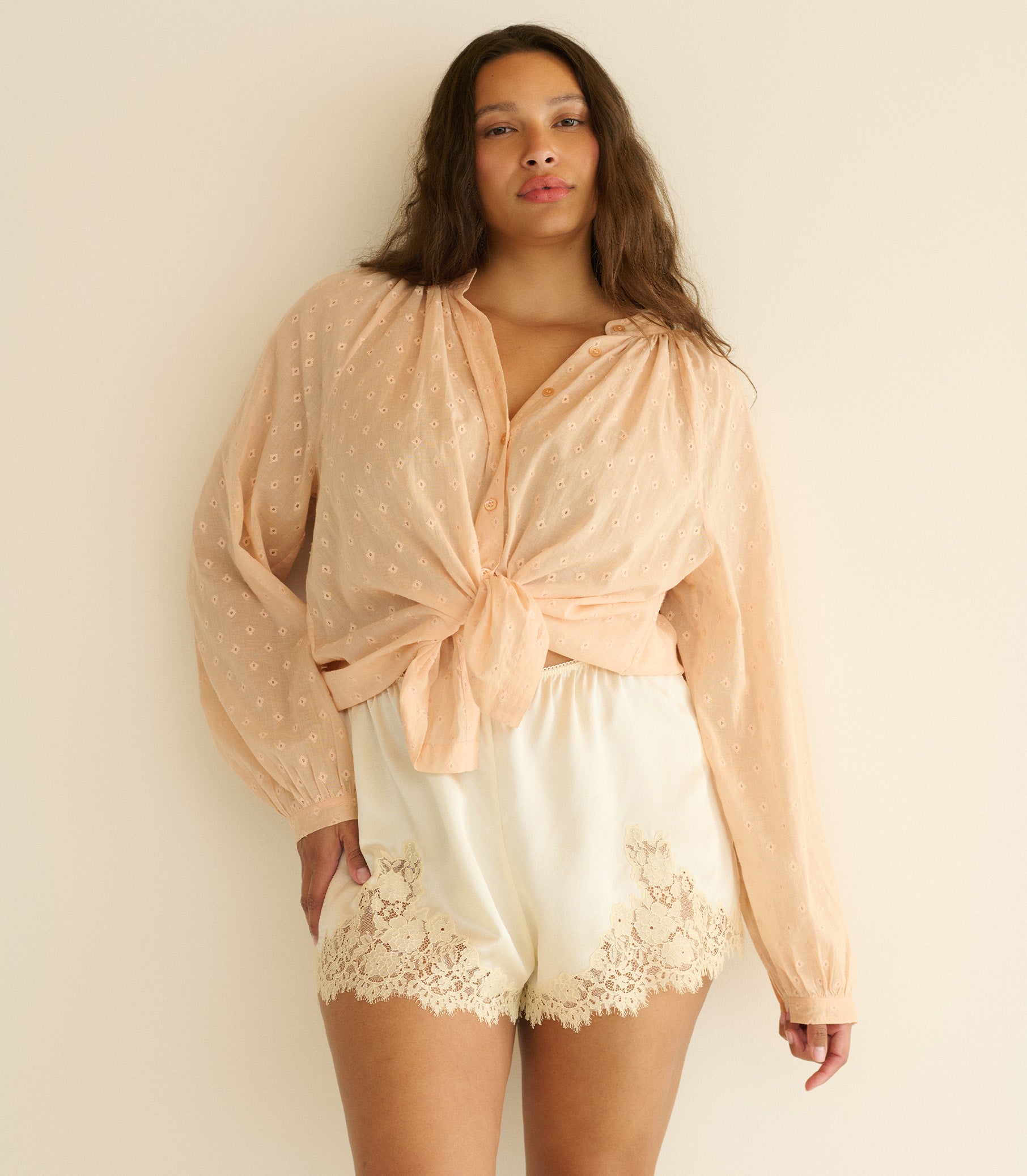 Iona Silk Short in Sea Salt