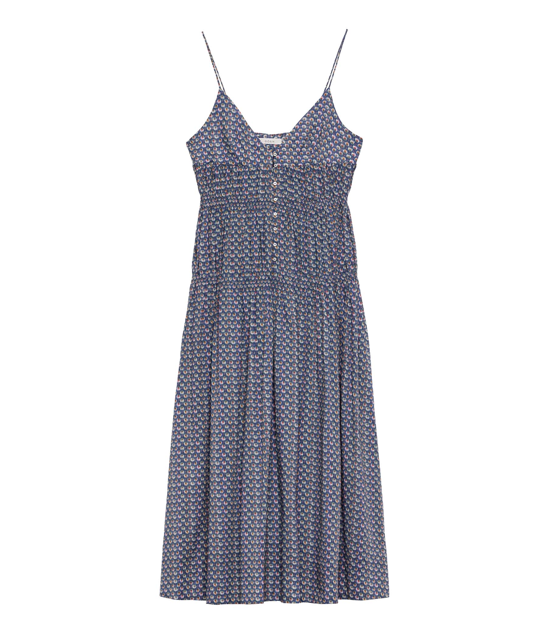 HMD -- IRINA DRESS -- DAHLIA IKAT view 4
