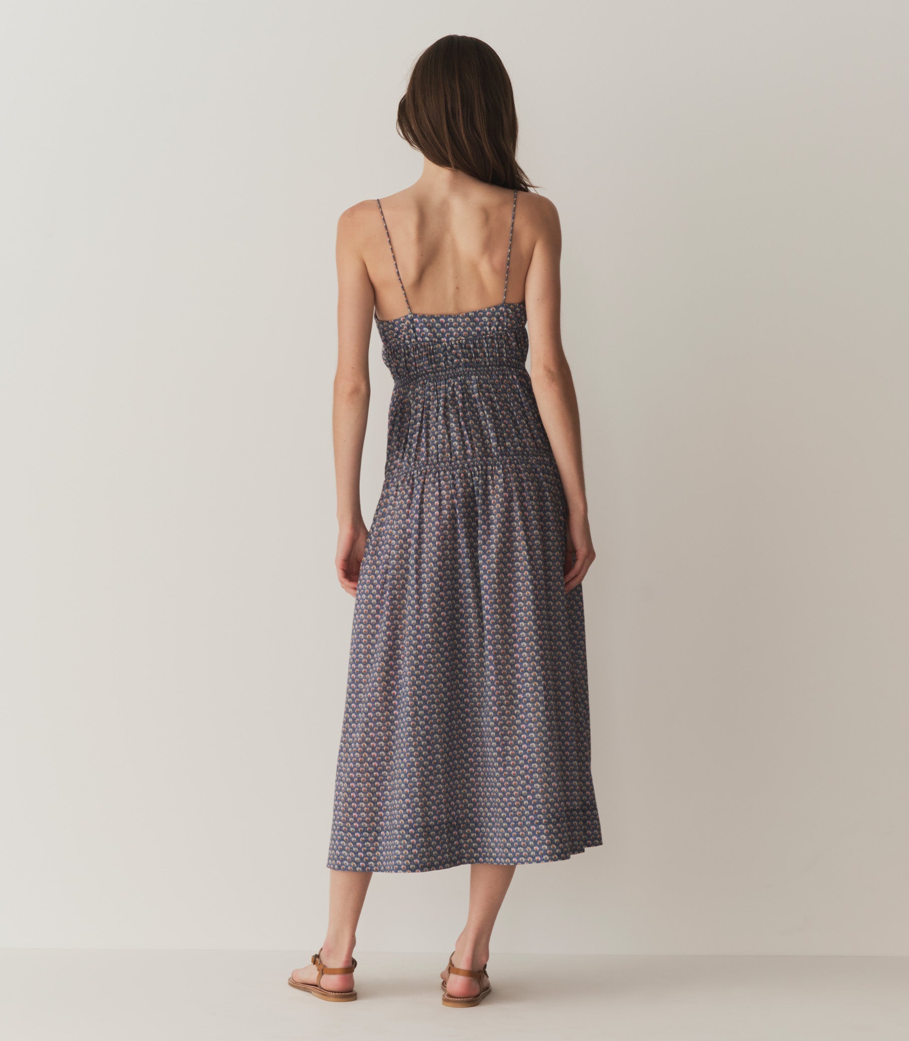 HMD -- IRINA DRESS -- DAHLIA IKAT view 3
