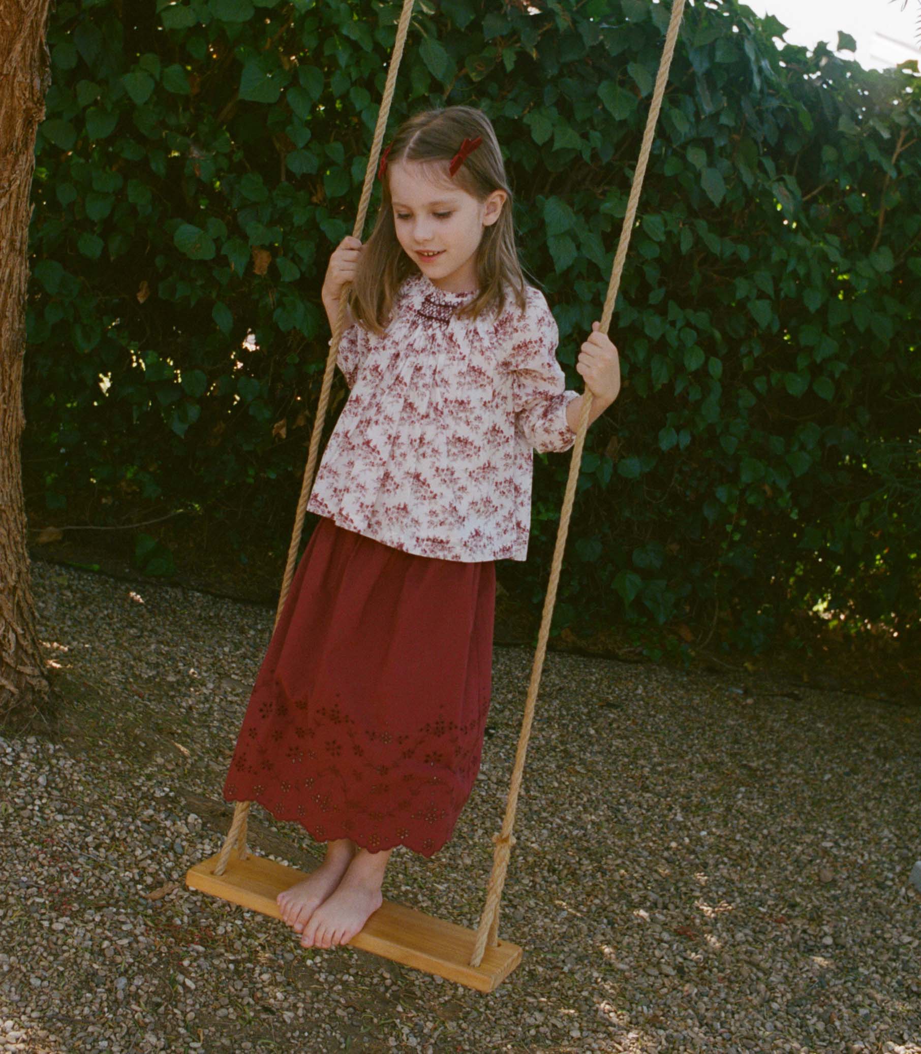 ISABEAU TOP -- IVORY ROSIER FLORAL view 4