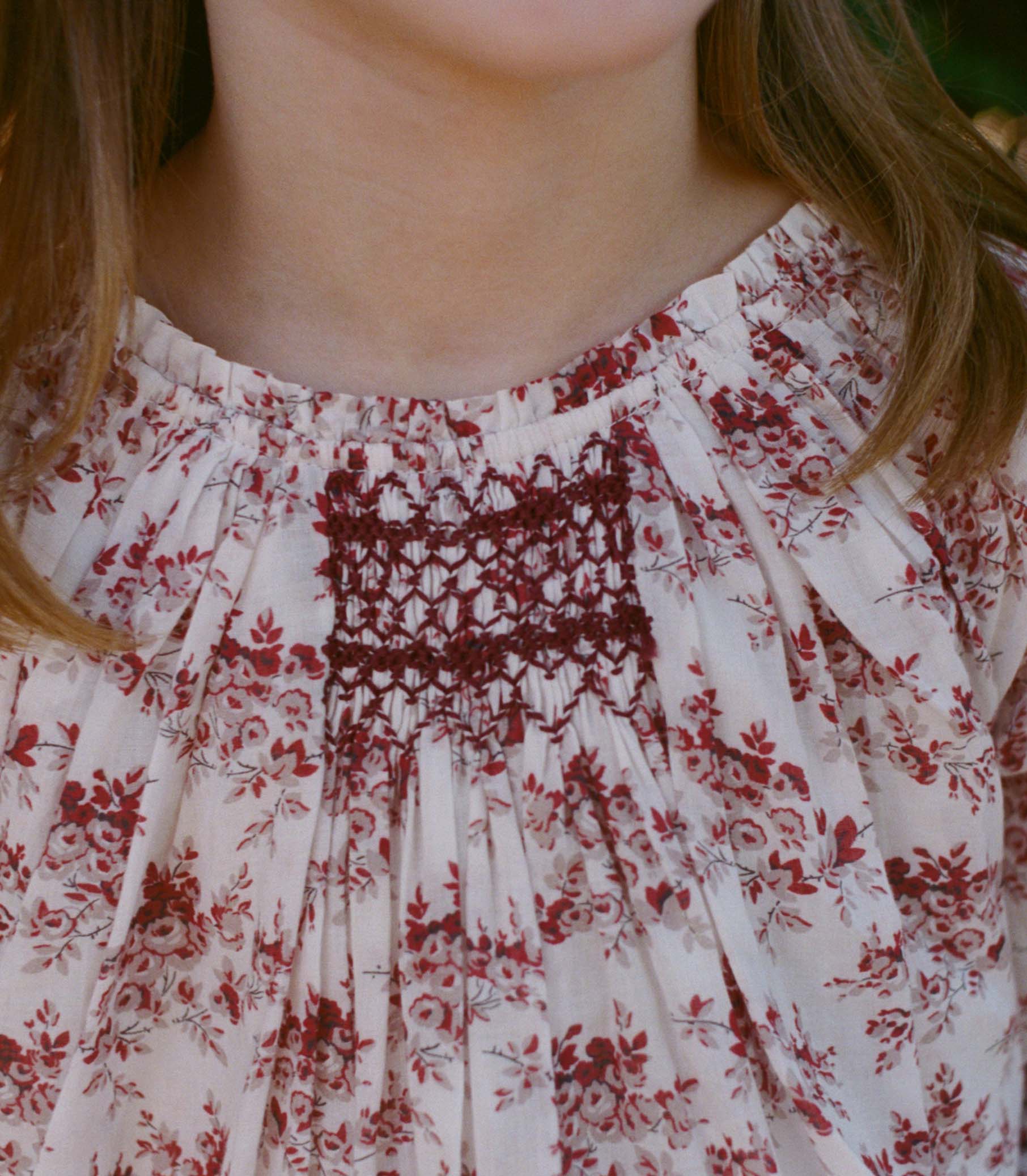 ISABEAU TOP -- IVORY ROSIER FLORAL view 2