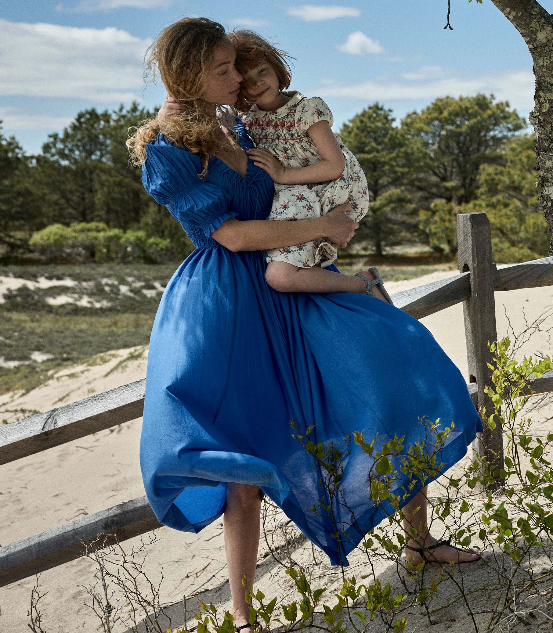 ISCHIA DRESS -- CORFU BLUE view 3