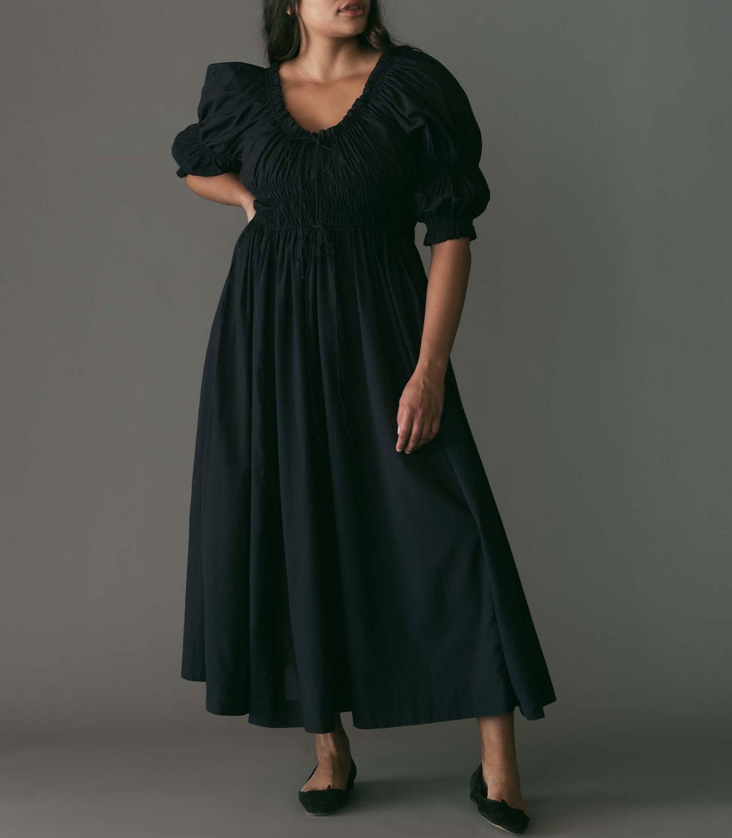 HMD -- ISCHIA DRESS -- NAVY