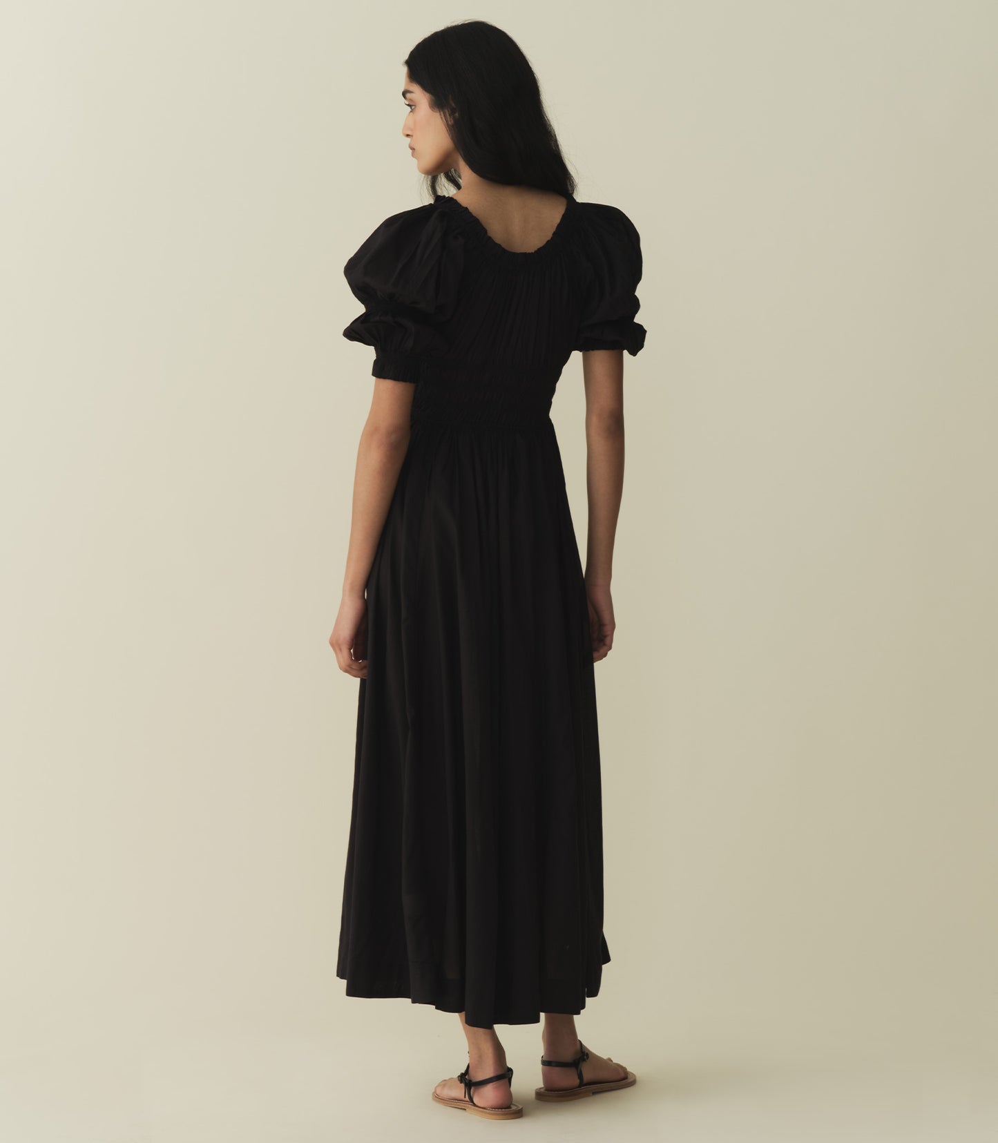 ISCHIA DRESS -- BLACK