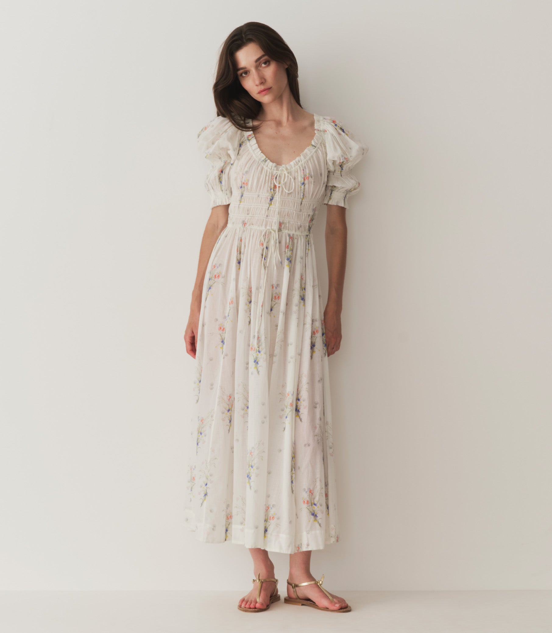 Ischia Dress - Painted Bouquet | DÔEN