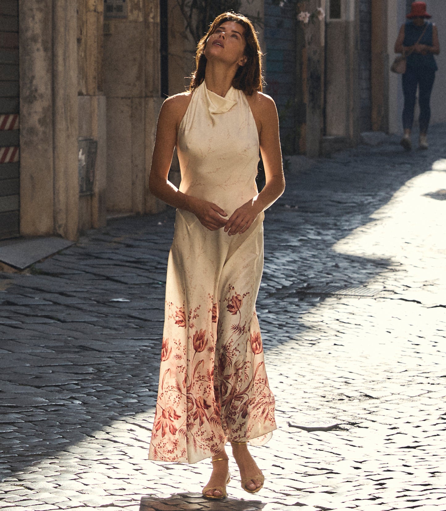 ISMERIE DRESS -- WINDSWEPT TULIPS