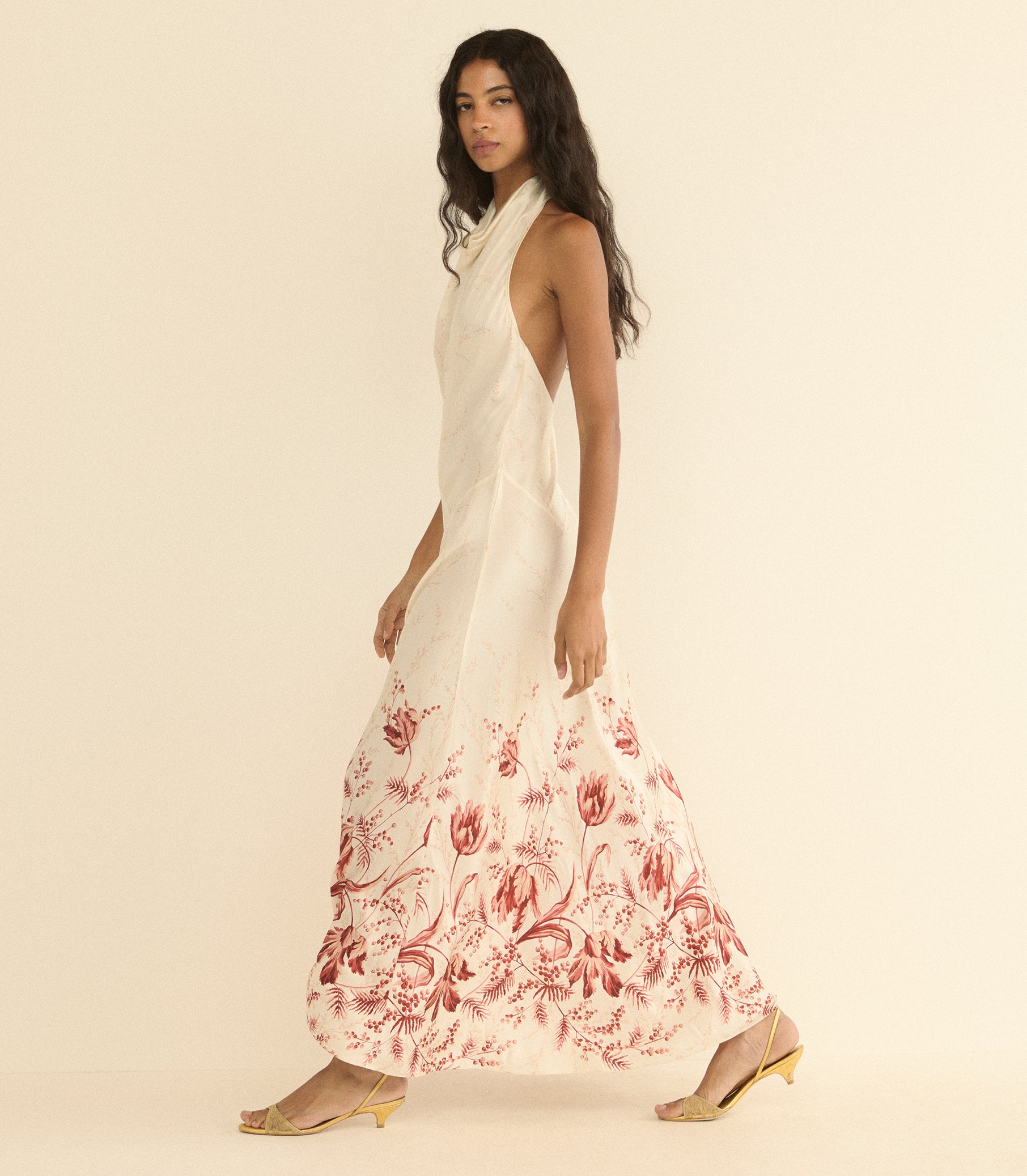 ISMERIE DRESS -- WINDSWEPT TULIPS view 17
