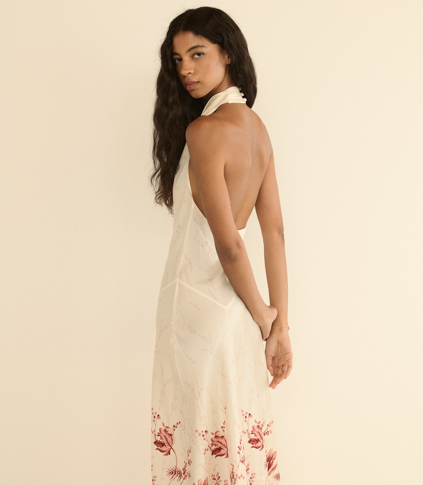 ISMERIE DRESS -- WINDSWEPT TULIPS