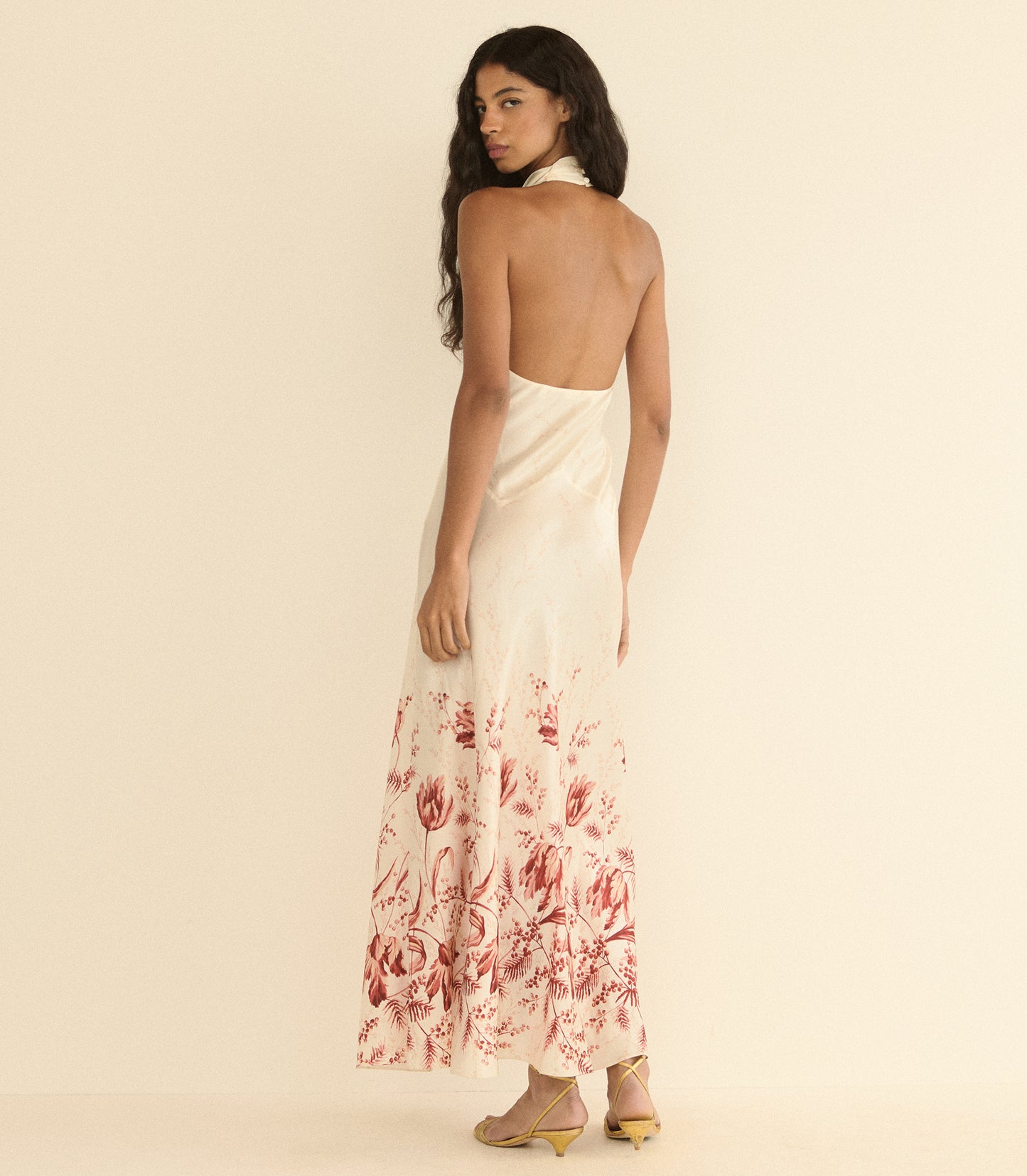 ISMERIE DRESS -- WINDSWEPT TULIPS
