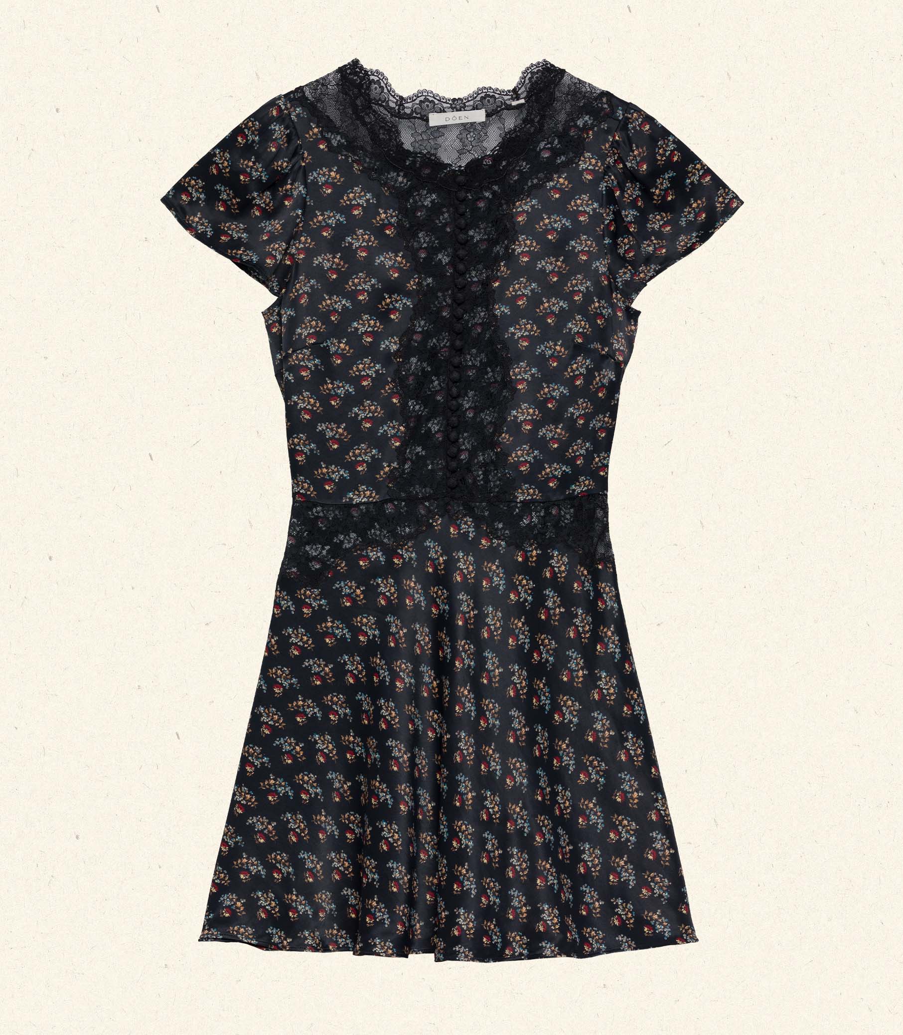 HMD -- IVY DRESS -- DELPHINIUM FLORAL view 5
