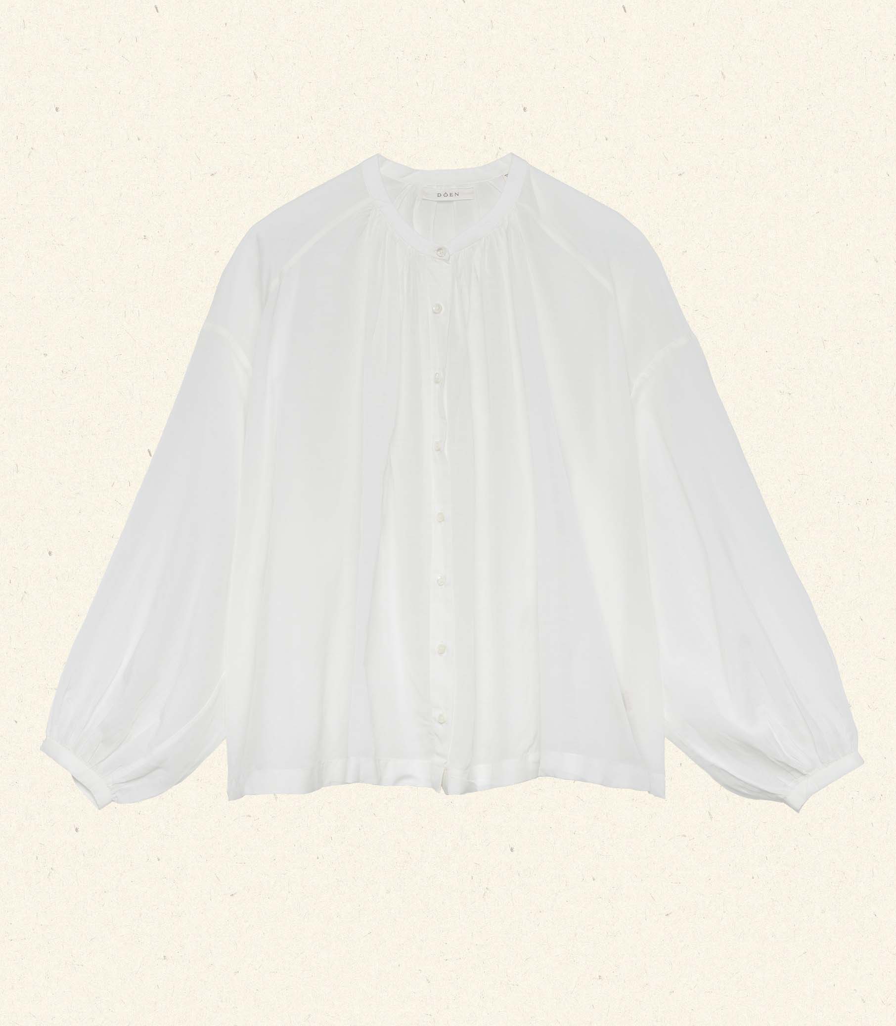 THE JANE BLOUSE -- SALT view 6