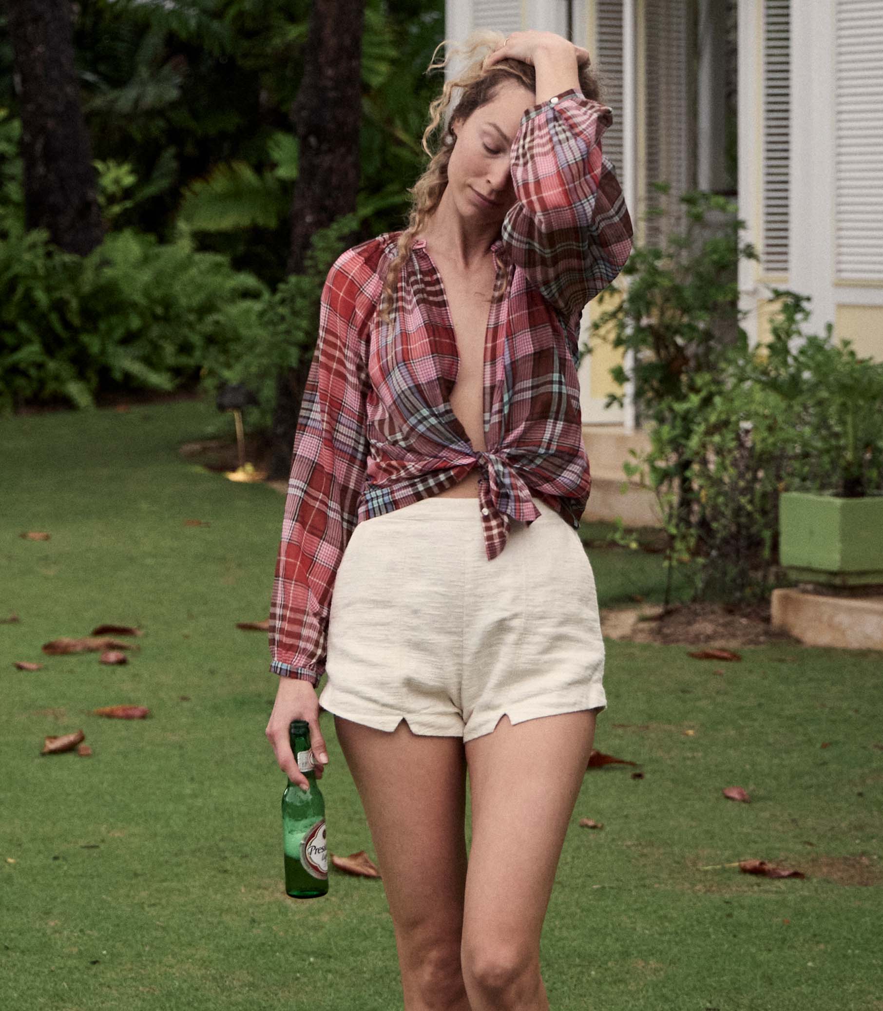 HMD -- JANIS TOP -- FRANCINE PLAID view 1
