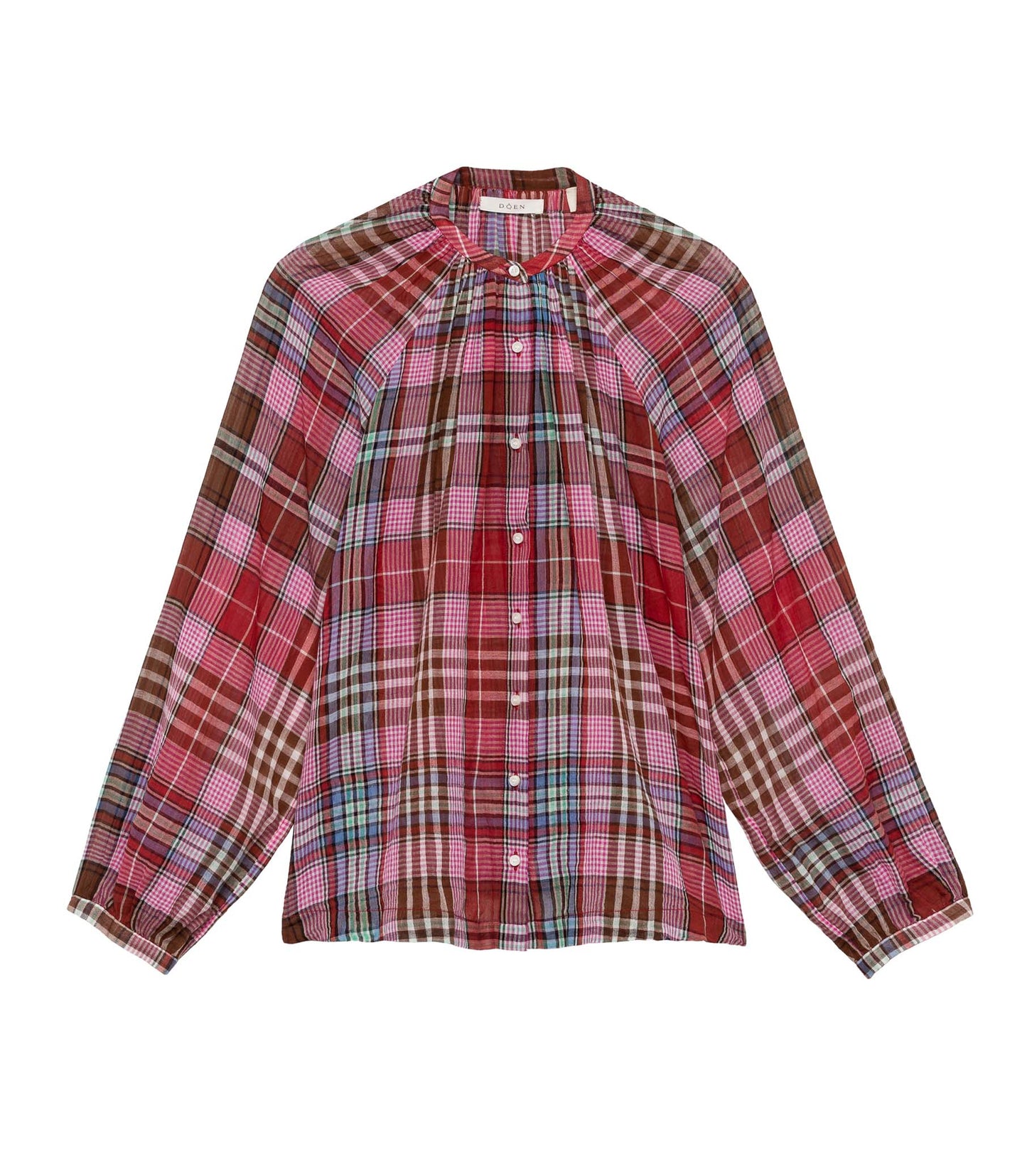 HMD -- JANIS TOP -- FRANCINE PLAID