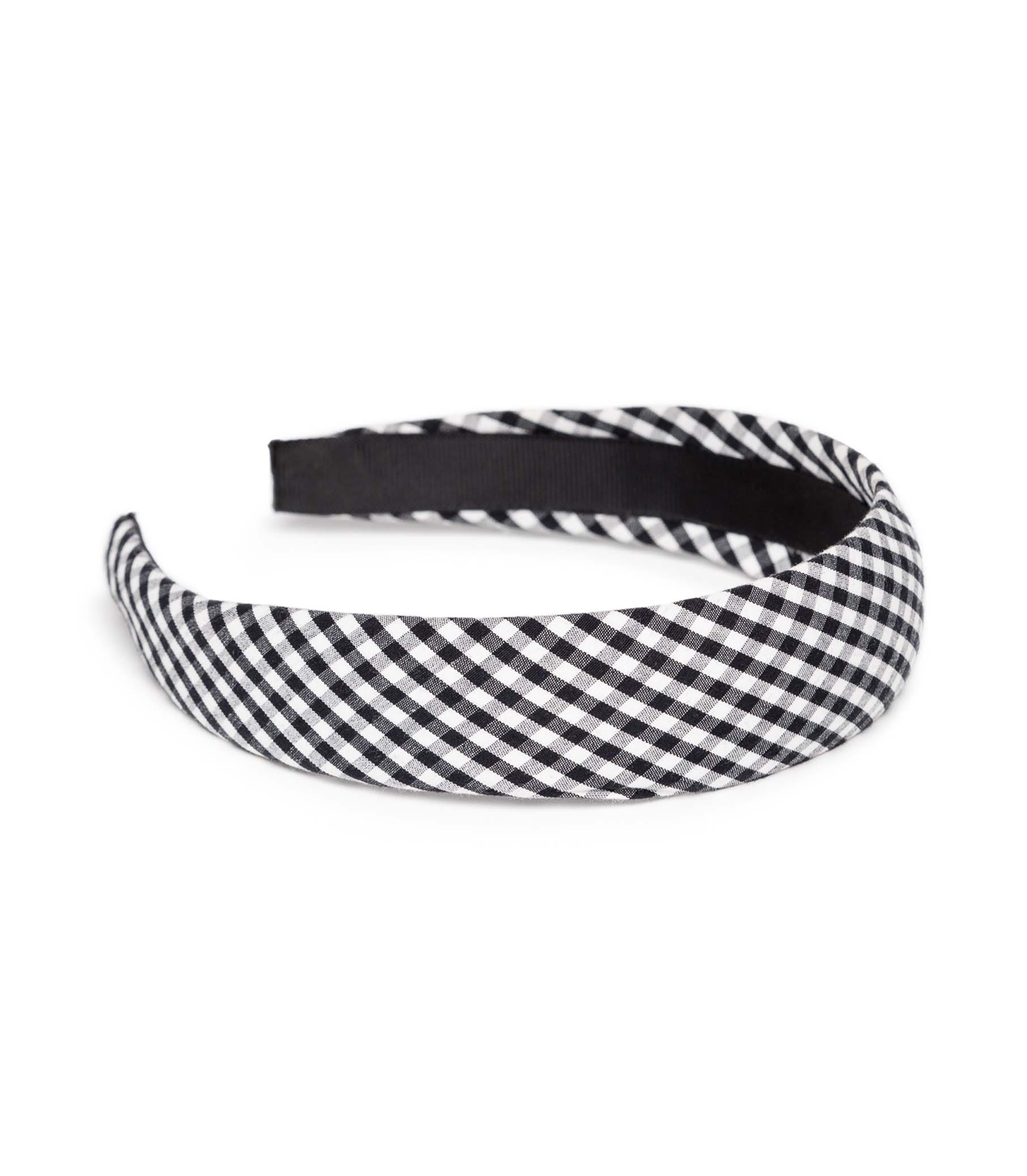 JEANIE HEADBAND -- GINGHAM view 3