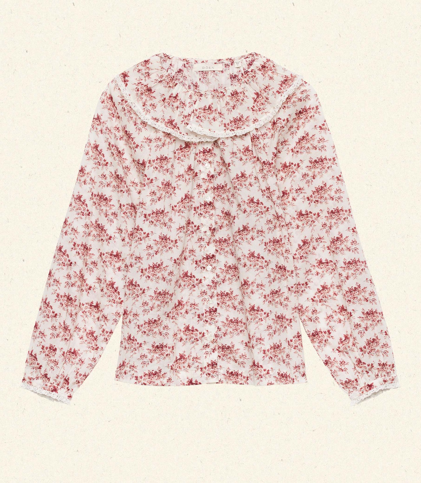 JEAN TOP -- IVORY ROSIER FLORAL