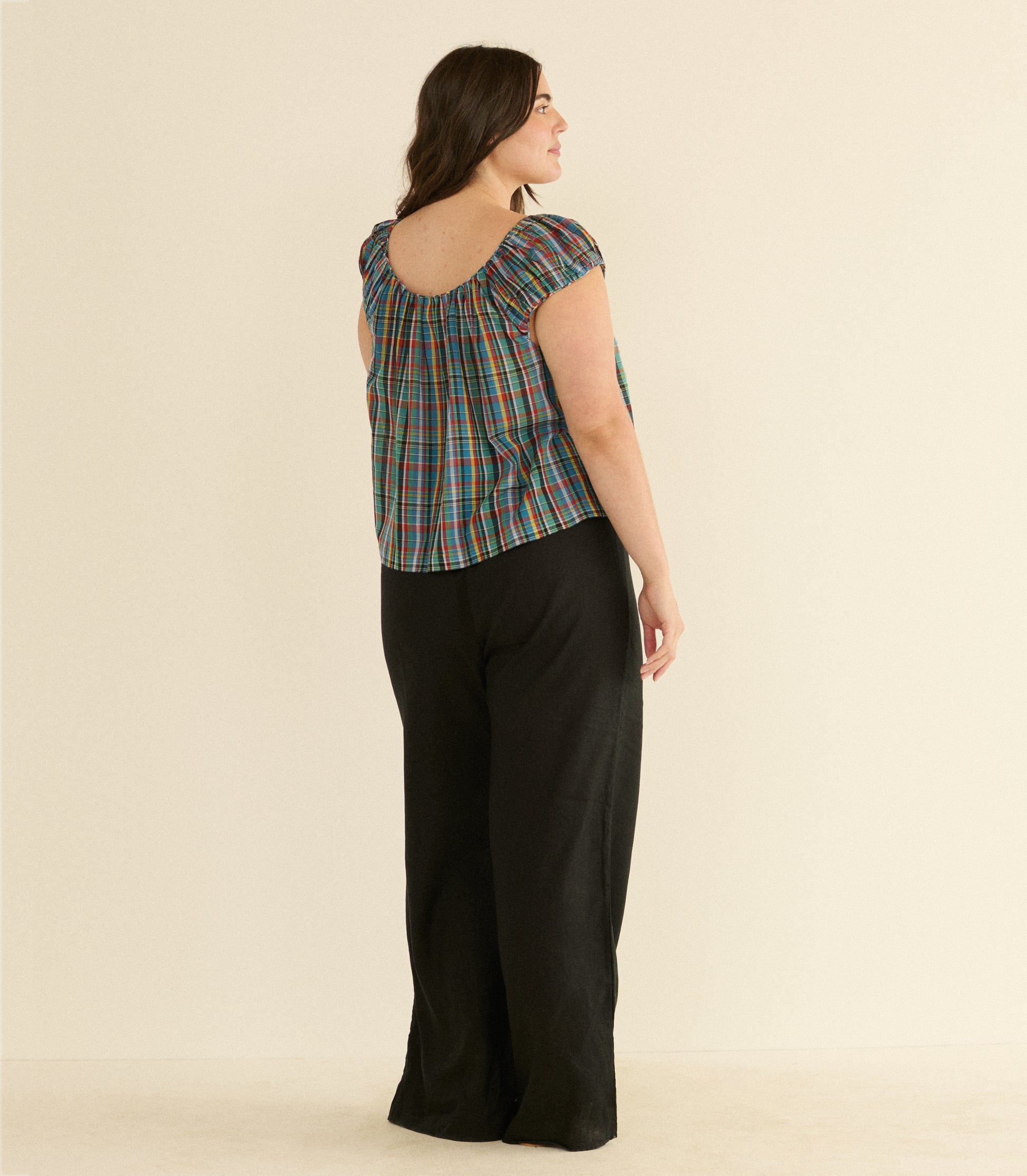 JESSA TOP -- ALDERBROOK PLAID view 10
