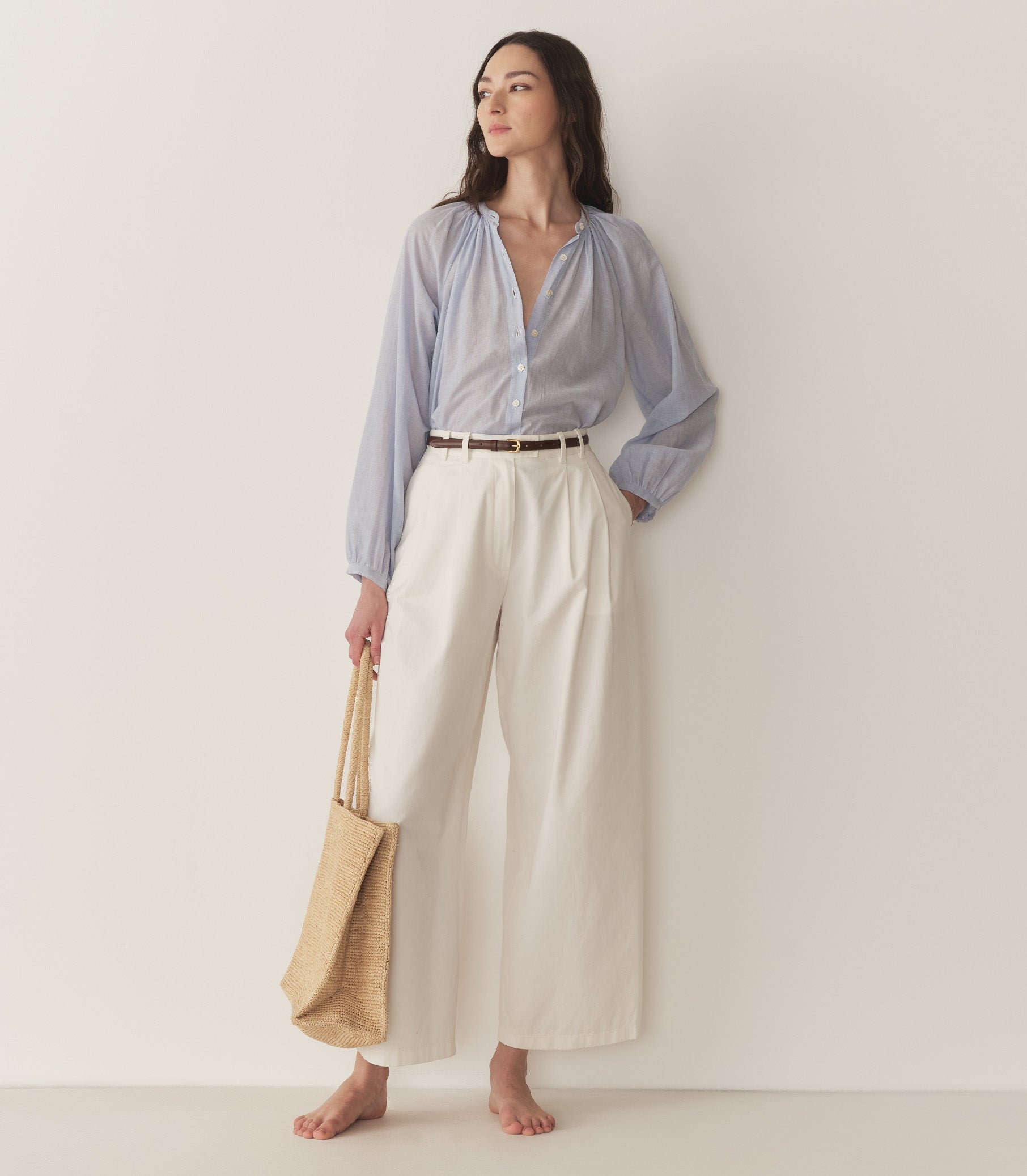 JONIE TOP -- HARBOR BLUE view 5