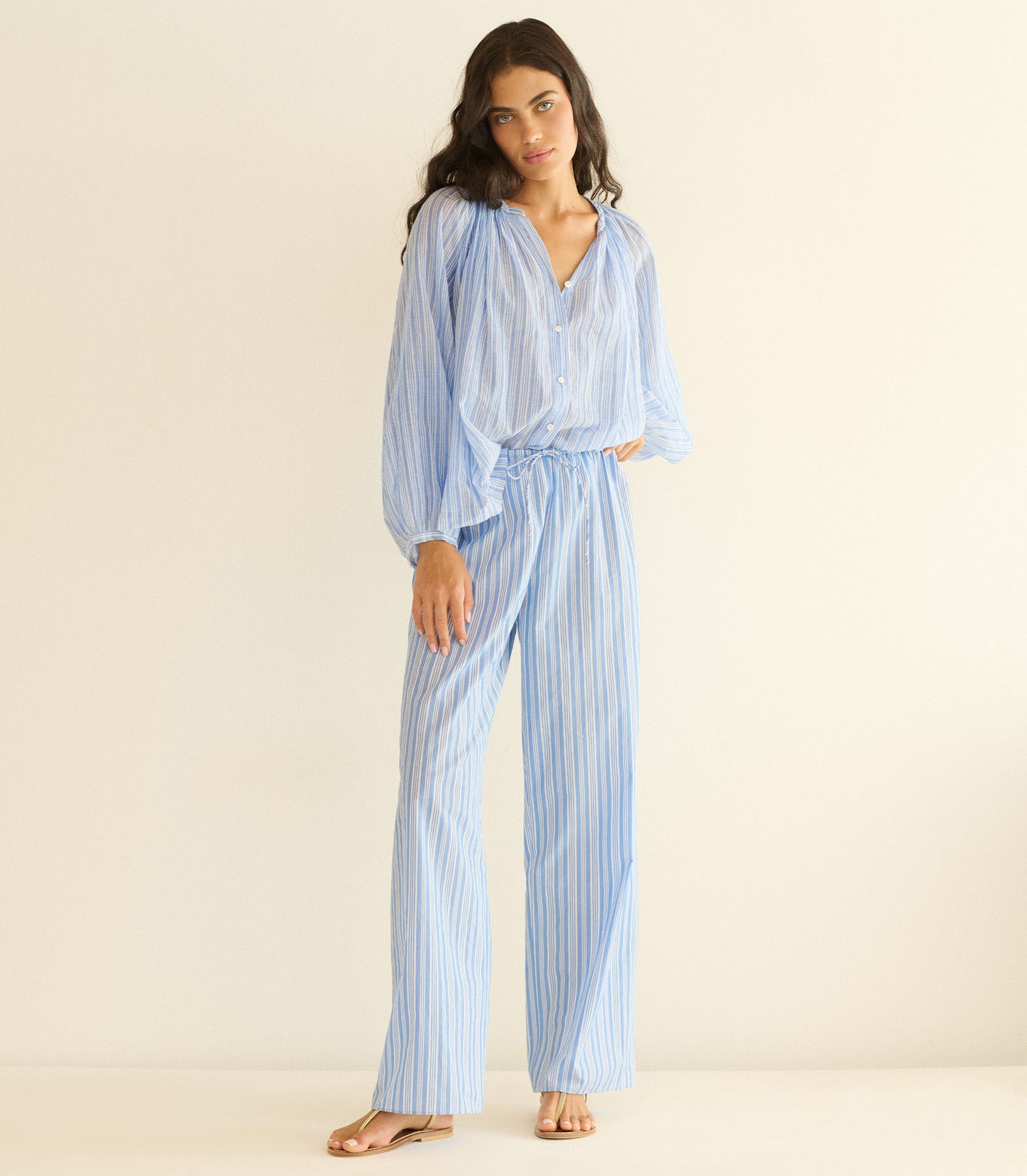 JONIE TOP -- SALERNO STRIPE