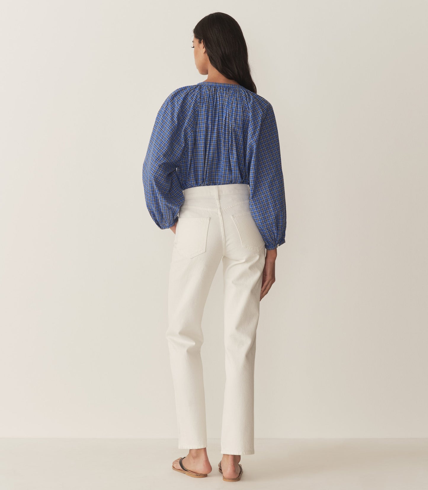 HMD -- JONIE TOP -- CASSIS CHECK