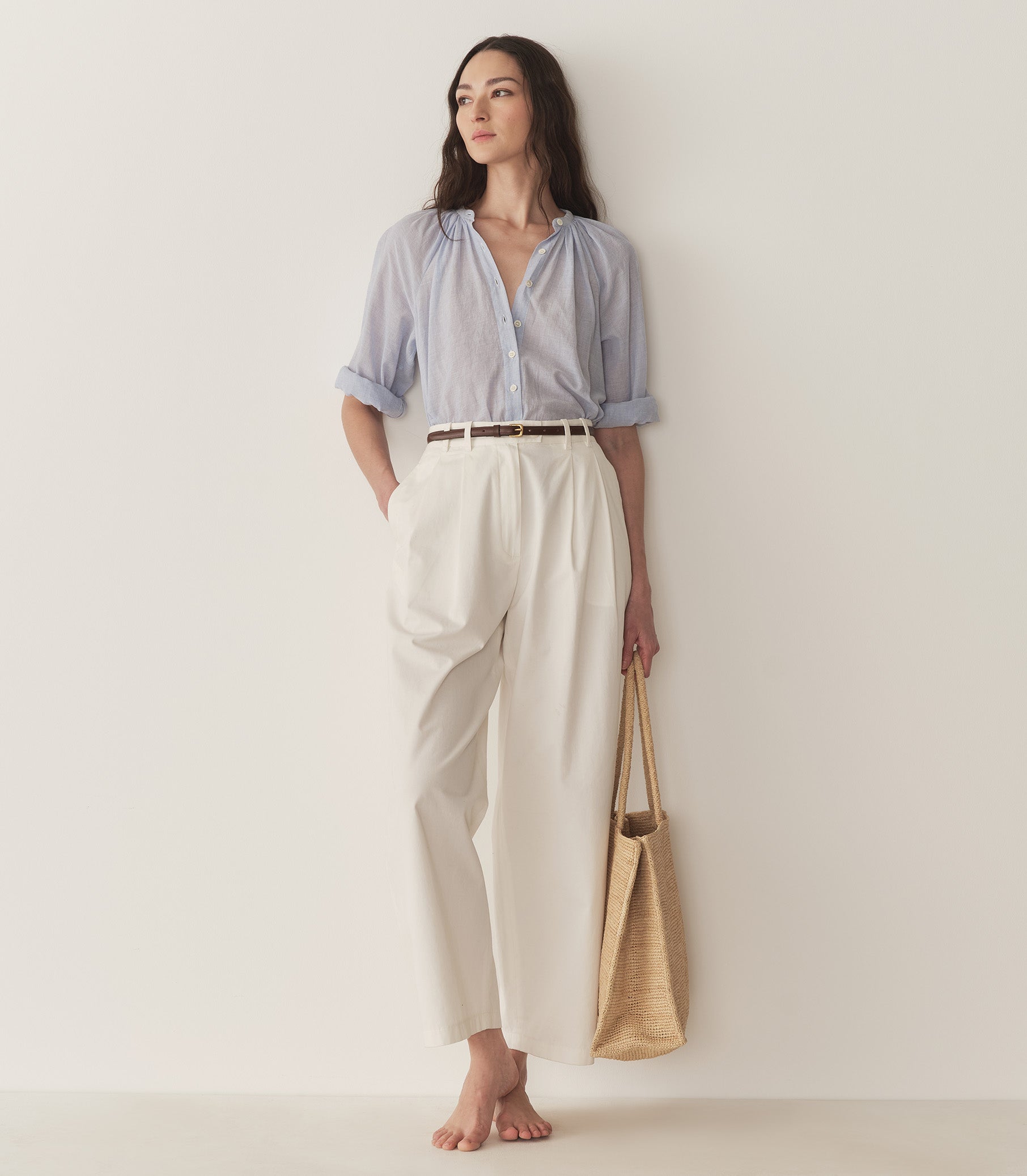JONIE TOP -- HARBOR BLUE view 6