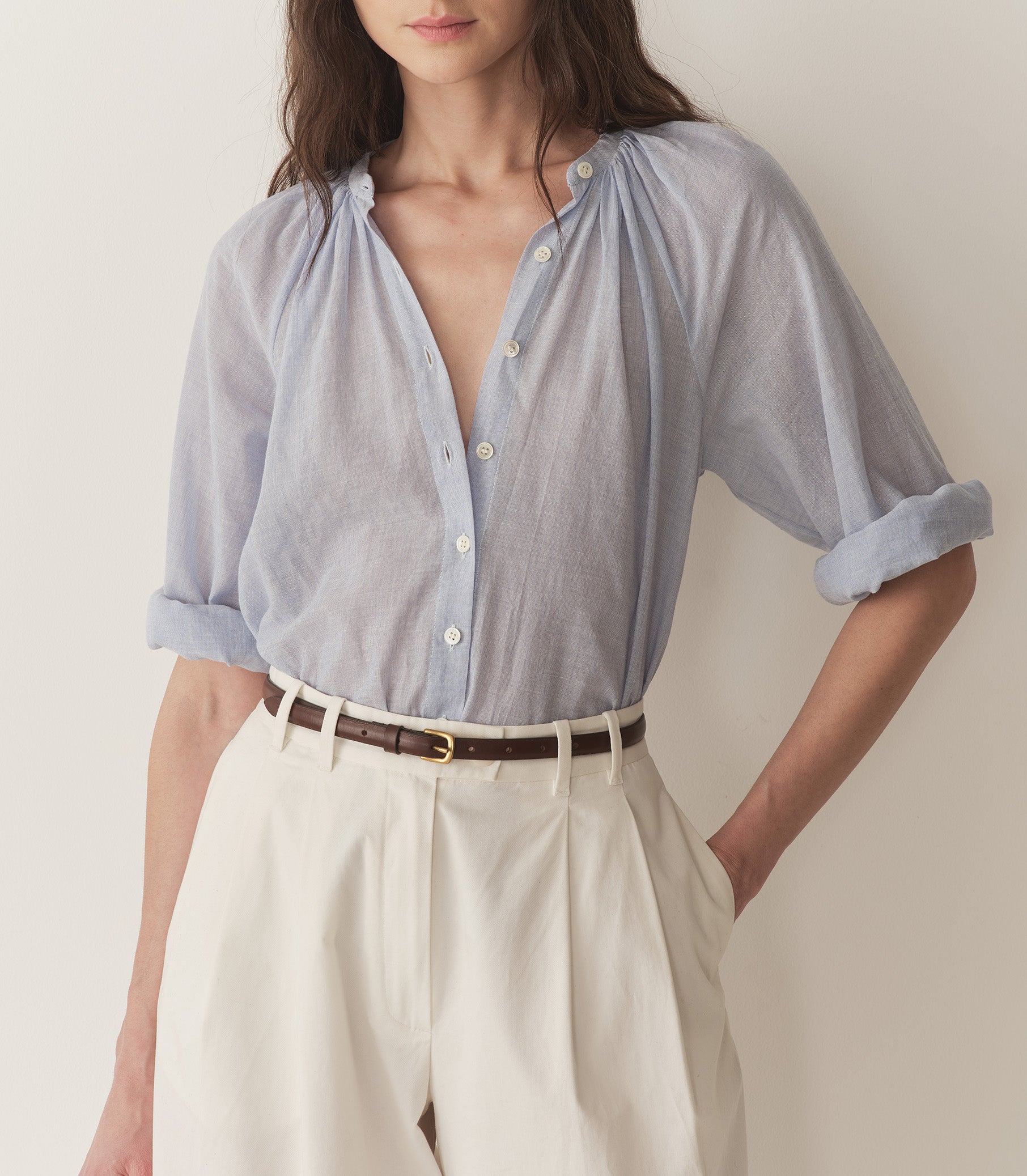 JONIE TOP -- HARBOR BLUE view 7