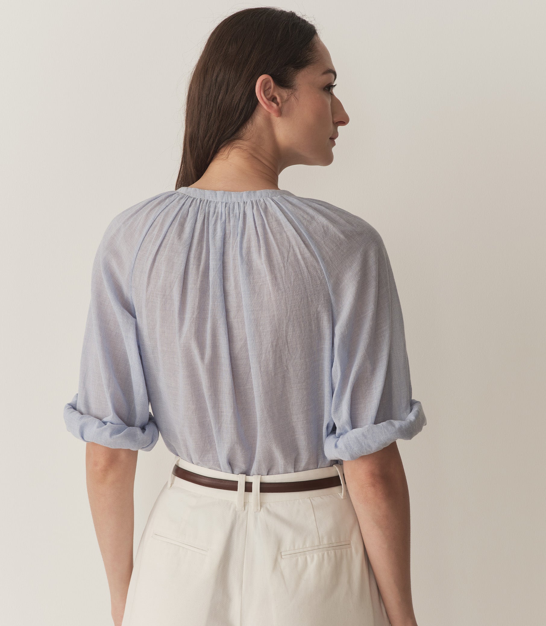 JONIE TOP -- HARBOR BLUE view 9