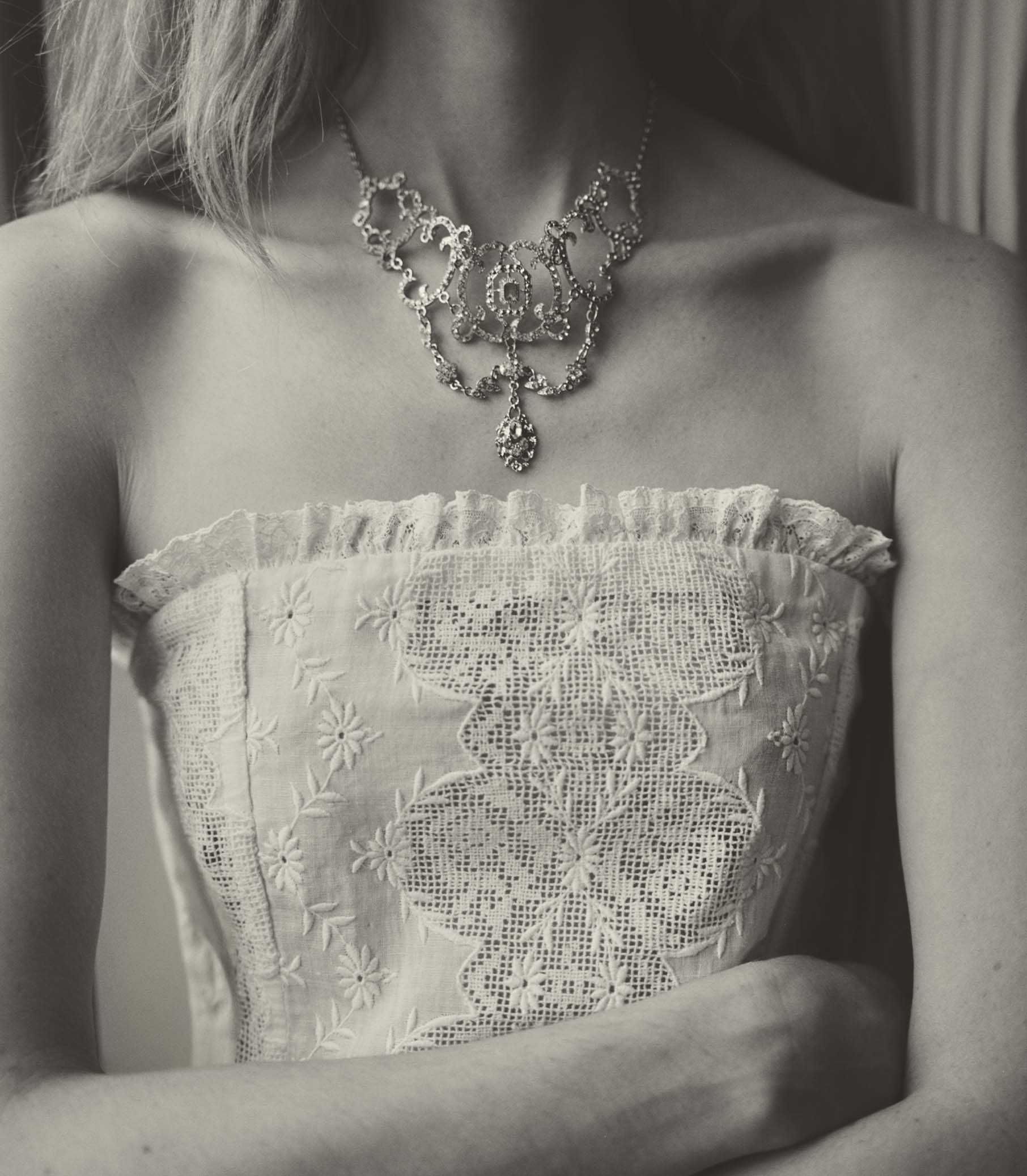 JOSEPHINE ANNIVERSARY DRESS -- SALT view 3
