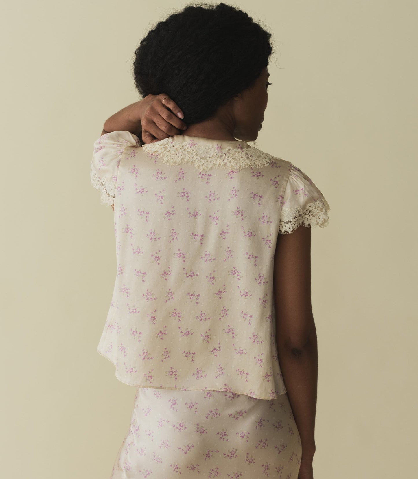 HMD -- JOSEPHINE TOP -- ROSE HILLSIDE HEATHER