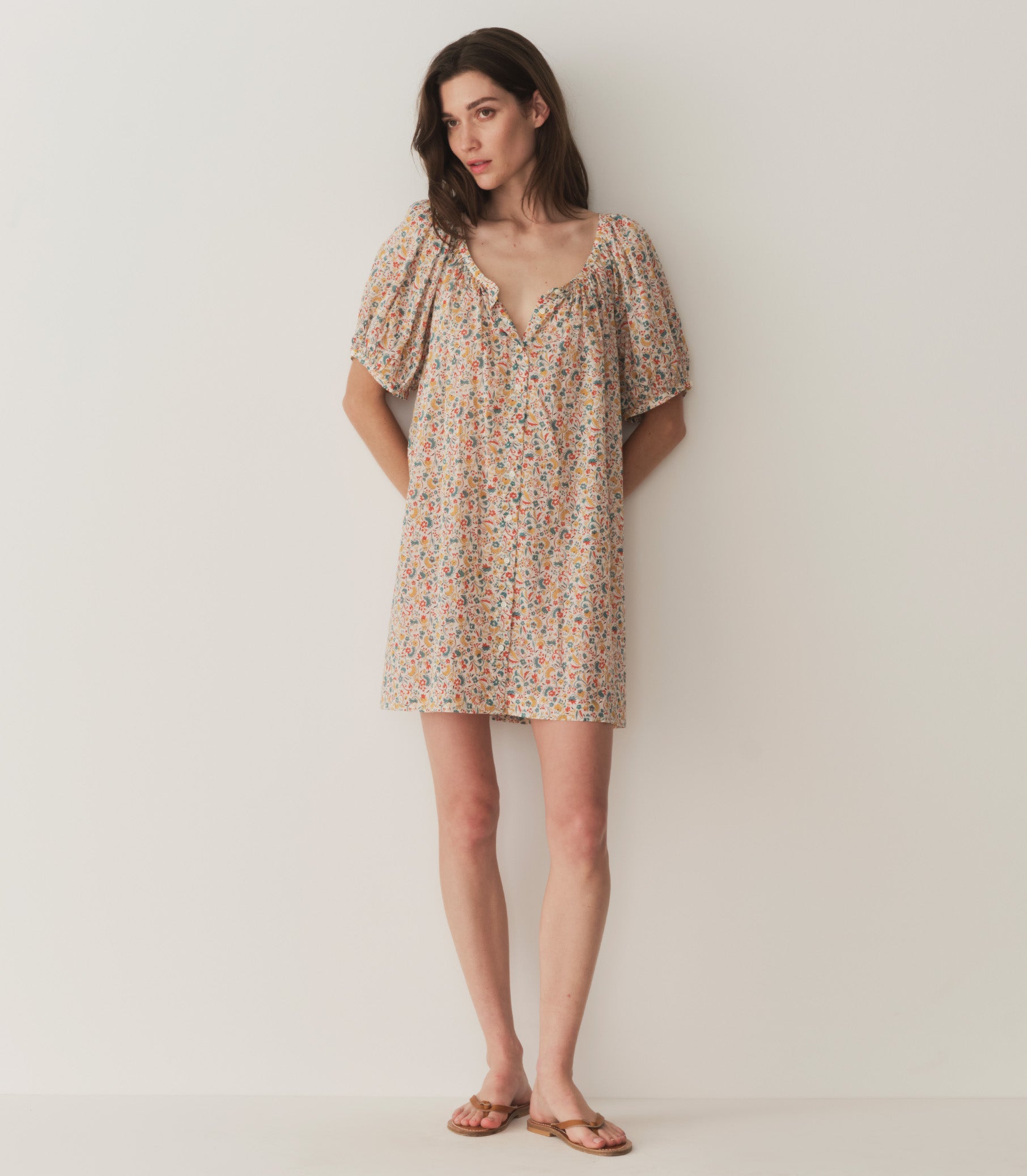 HMD -- JOSETTE DRESS -- WILD CLOVER FLORAL view 1
