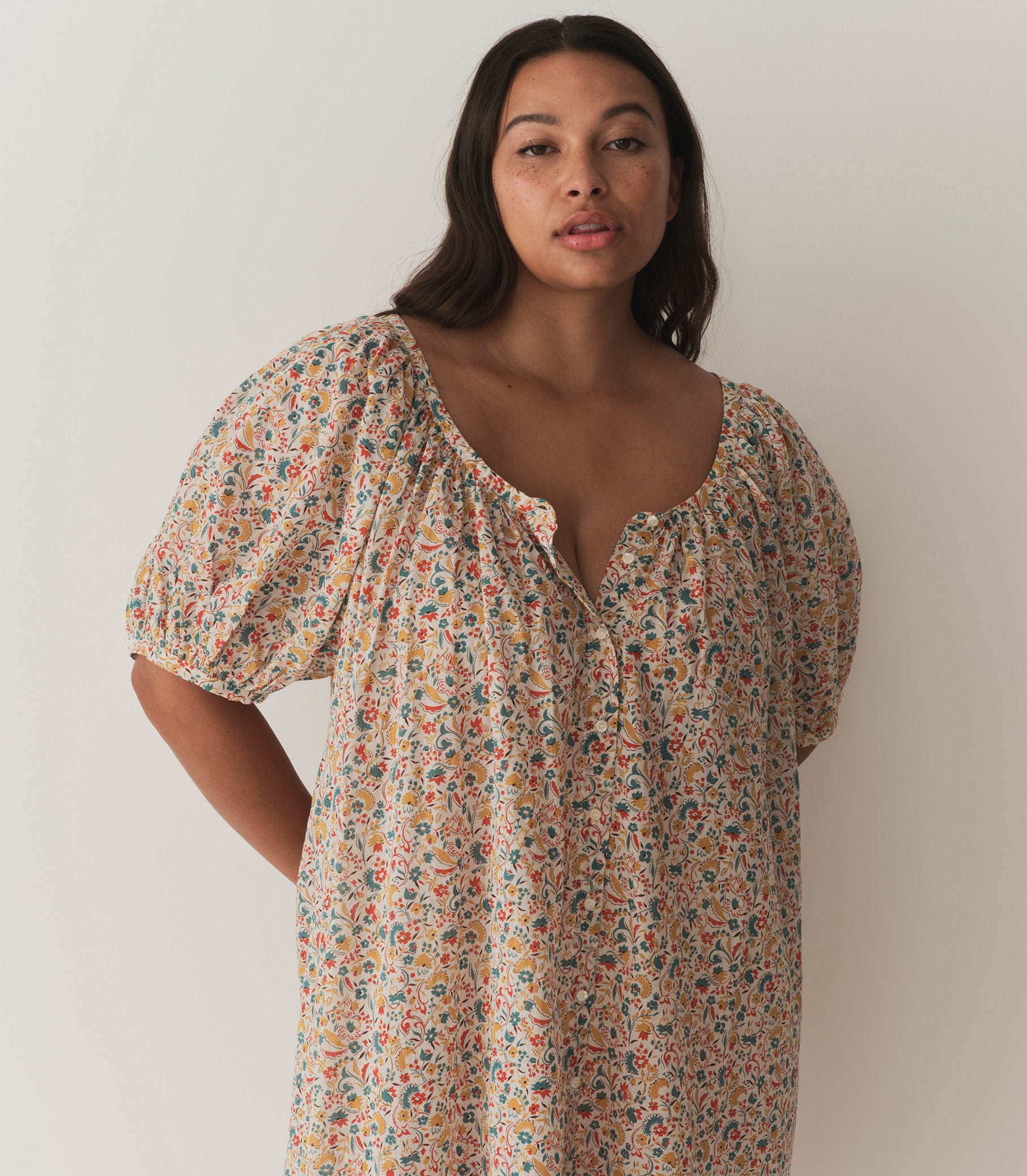 HMD -- JOSETTE DRESS -- WILD CLOVER FLORAL view 5
