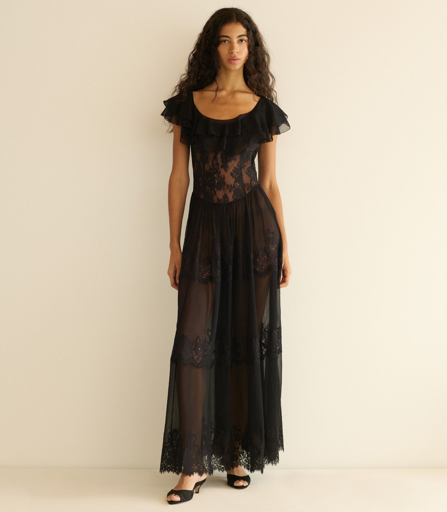 JOYELLE DRESS -- BLACK