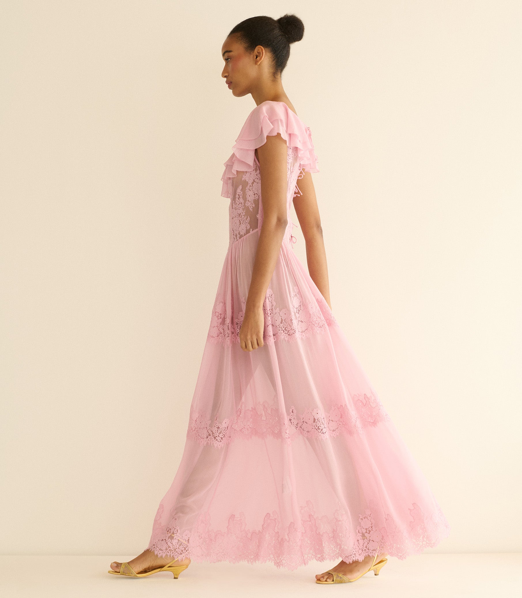 Joyelle Dress - Pink Hydrangea | DÔEN