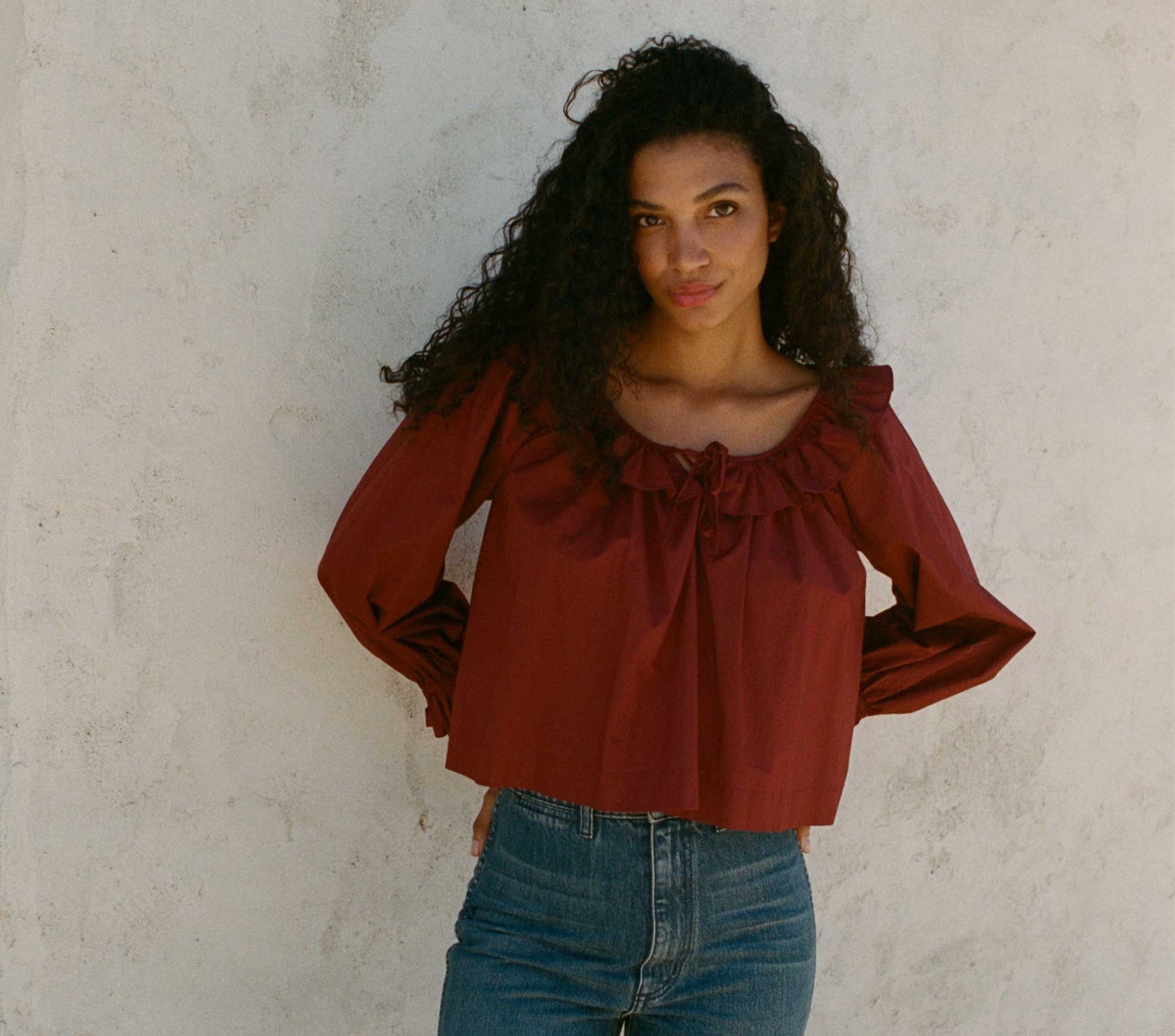 HMD -- JULES TOP -- MAHOGANY view 4
