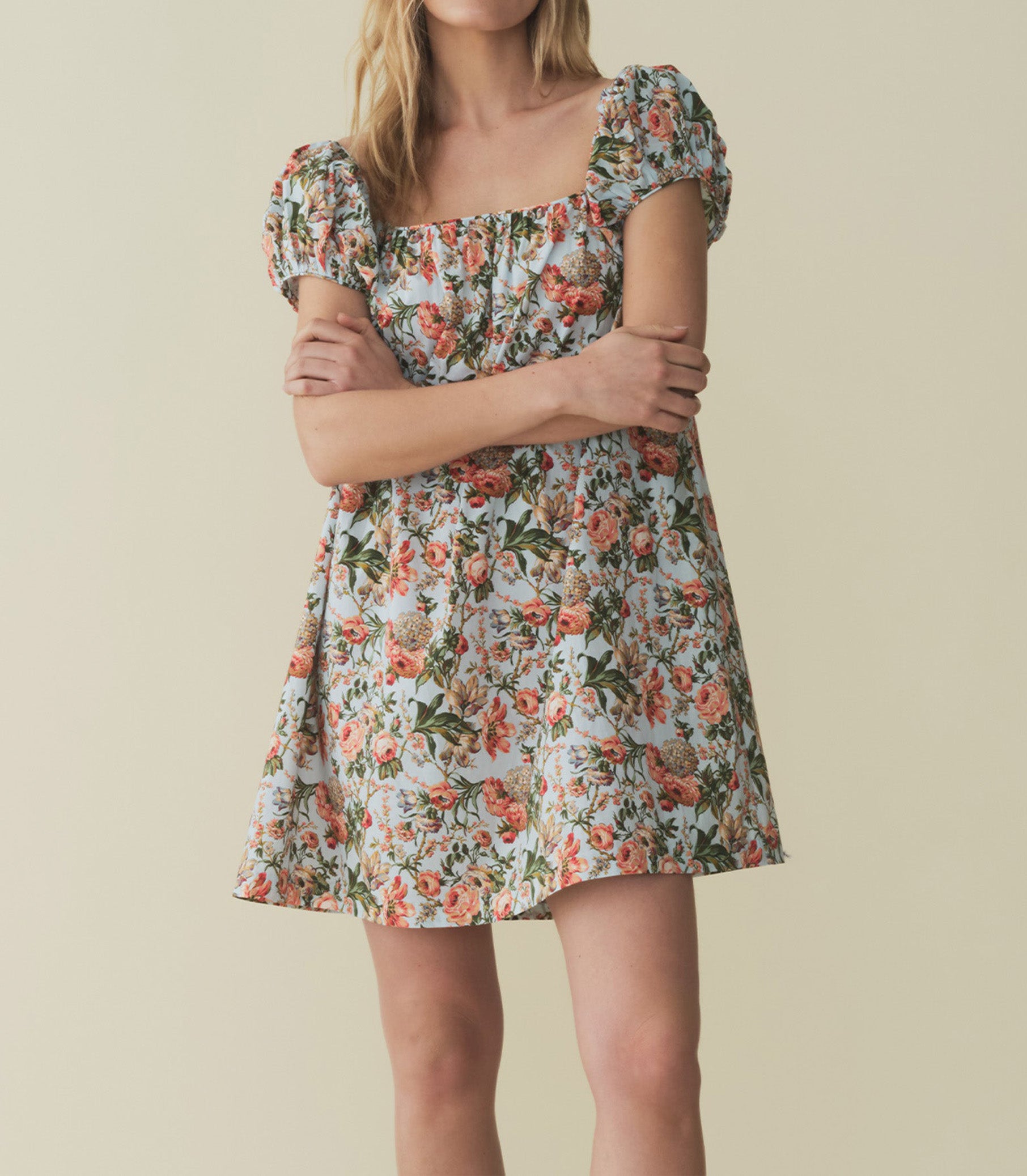 HMD -- JULIE DRESS -- CALICO GARDEN view 1
